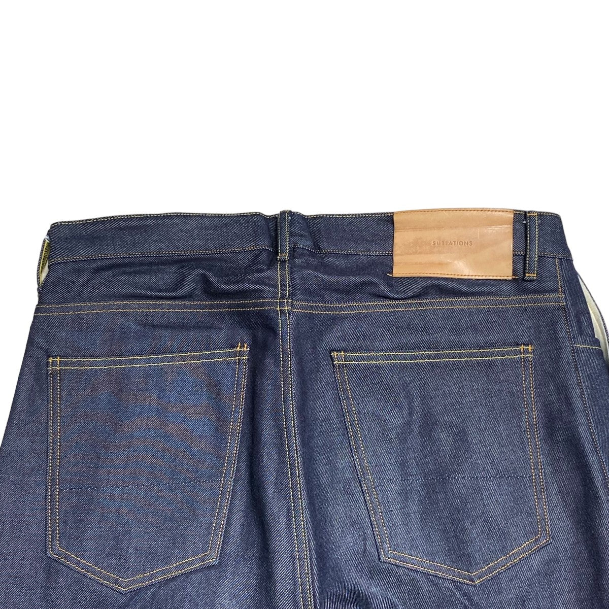 SUBLATIONS(サブレーションズ) 2TUCK WIDE DENIM PANTSデニムパンツS071401