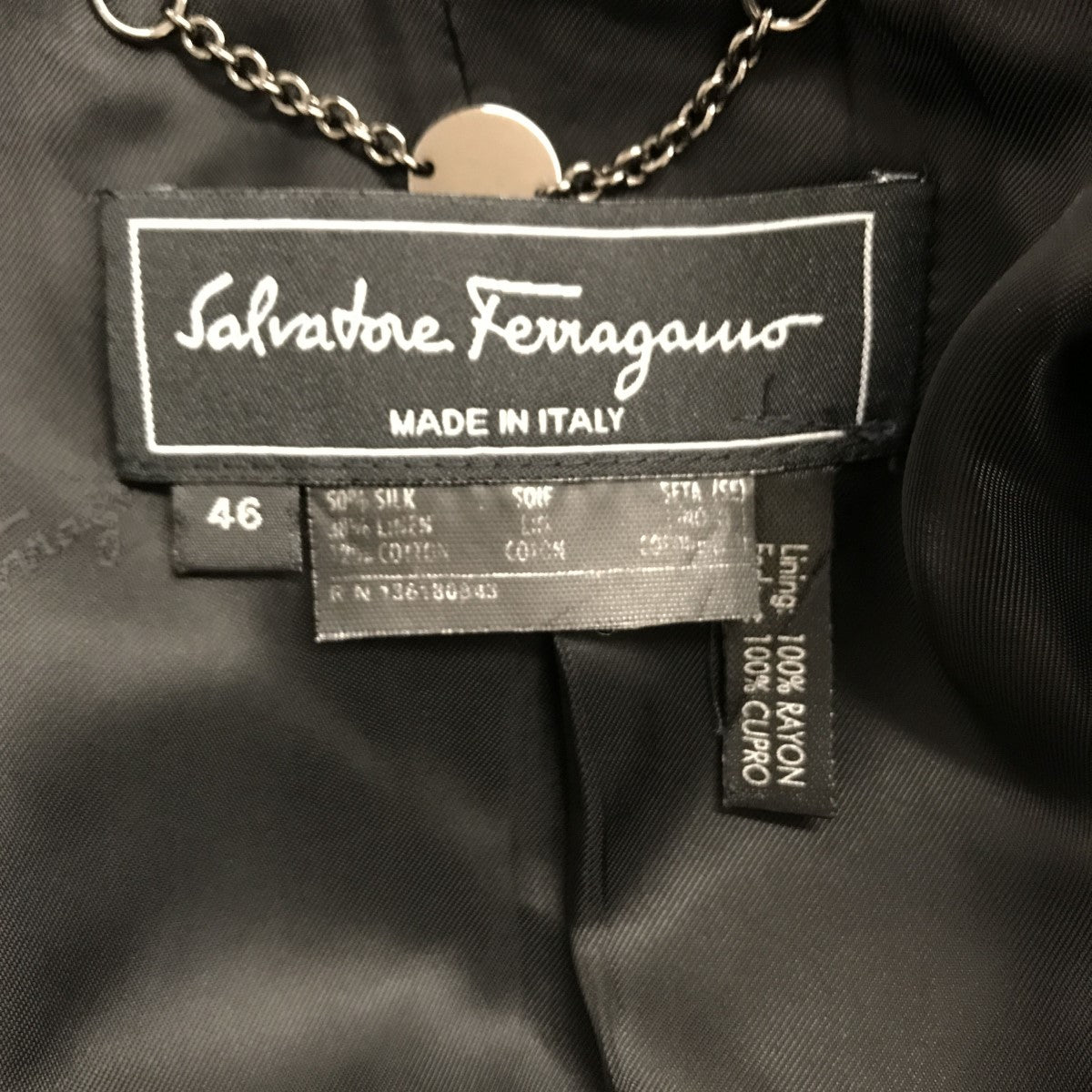 Salvatore Ferragamo(サルヴァトーレフェラガモ) サマーツイードセットアップスーツ ネイビー サイズ  JK46/SK44｜【公式】カインドオルオンライン ブランド古着・中古通販【kindal】