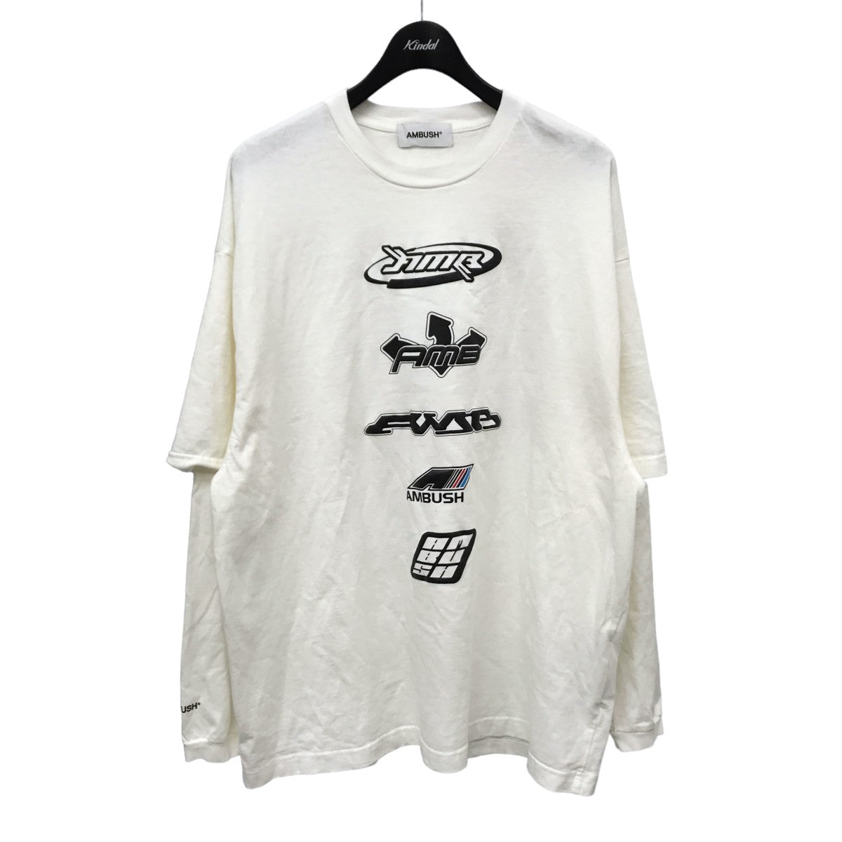 AMBUSH(アンブッシュ) MIX LONG SLEEVE T-SHIRT レイヤードロングスリーブTシャツ BMAB023S23JER001  BMAB023S23JER001 ホワイト サイズ M｜【公式】カインドオルオンライン ブランド古着・中古通販【kindal】