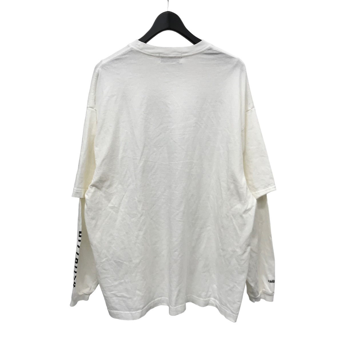 AMBUSH(アンブッシュ) MIX LONG SLEEVE T-SHIRT レイヤードロングスリーブTシャツ BMAB023S23JER001  BMAB023S23JER001 ホワイト サイズ M｜【公式】カインドオルオンライン ブランド古着・中古通販【kindal】