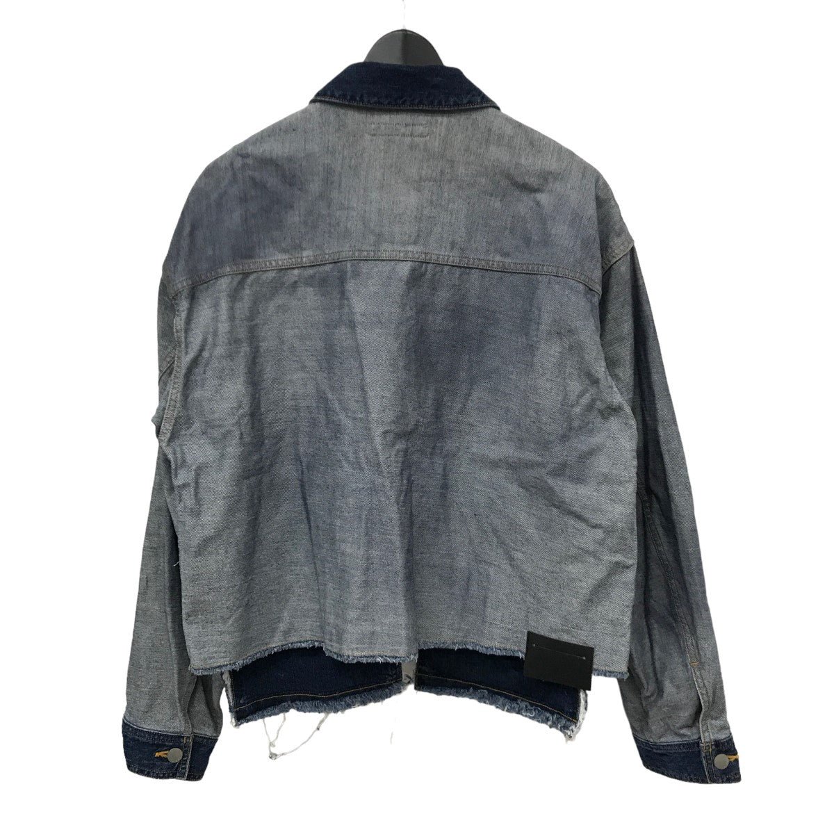 Jieda(ジエダ) 23SS BACK SIDE CUT OFF DENIM JACKET カットオフ デニムジャケット Jie-23S-JK04-B