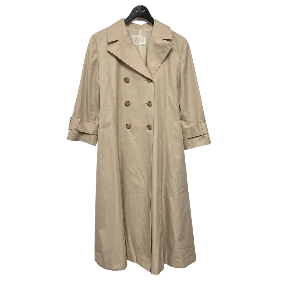 FOXEY(フォクシー) 43367 Coat Evetteトレンチコート ベージュ サイズ 38｜【公式】カインドオルオンライン  ブランド古着・中古通販【kindal】