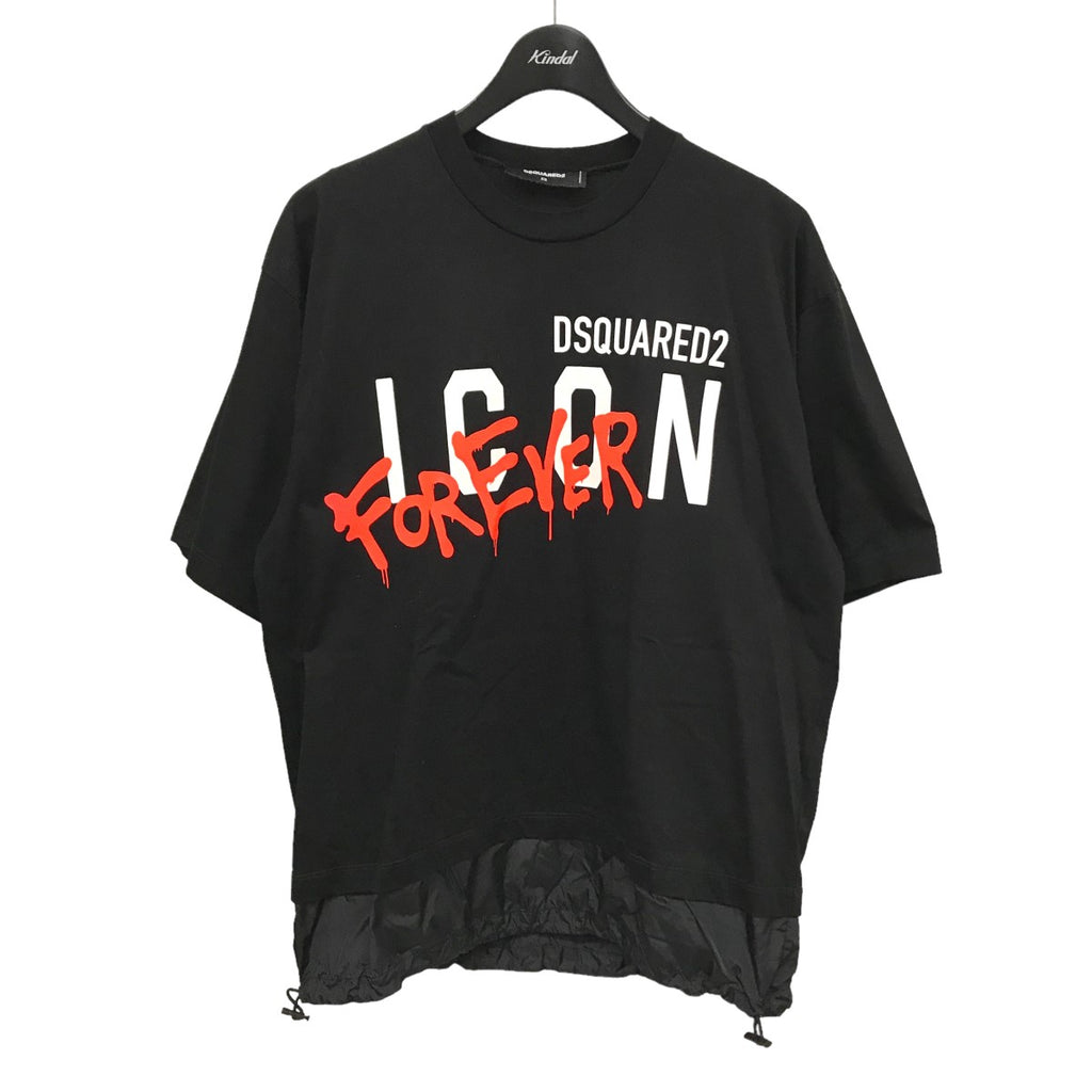 DSQUARED2 ディースクエアード Tシャツ ロゴ FEVER グラフィック  