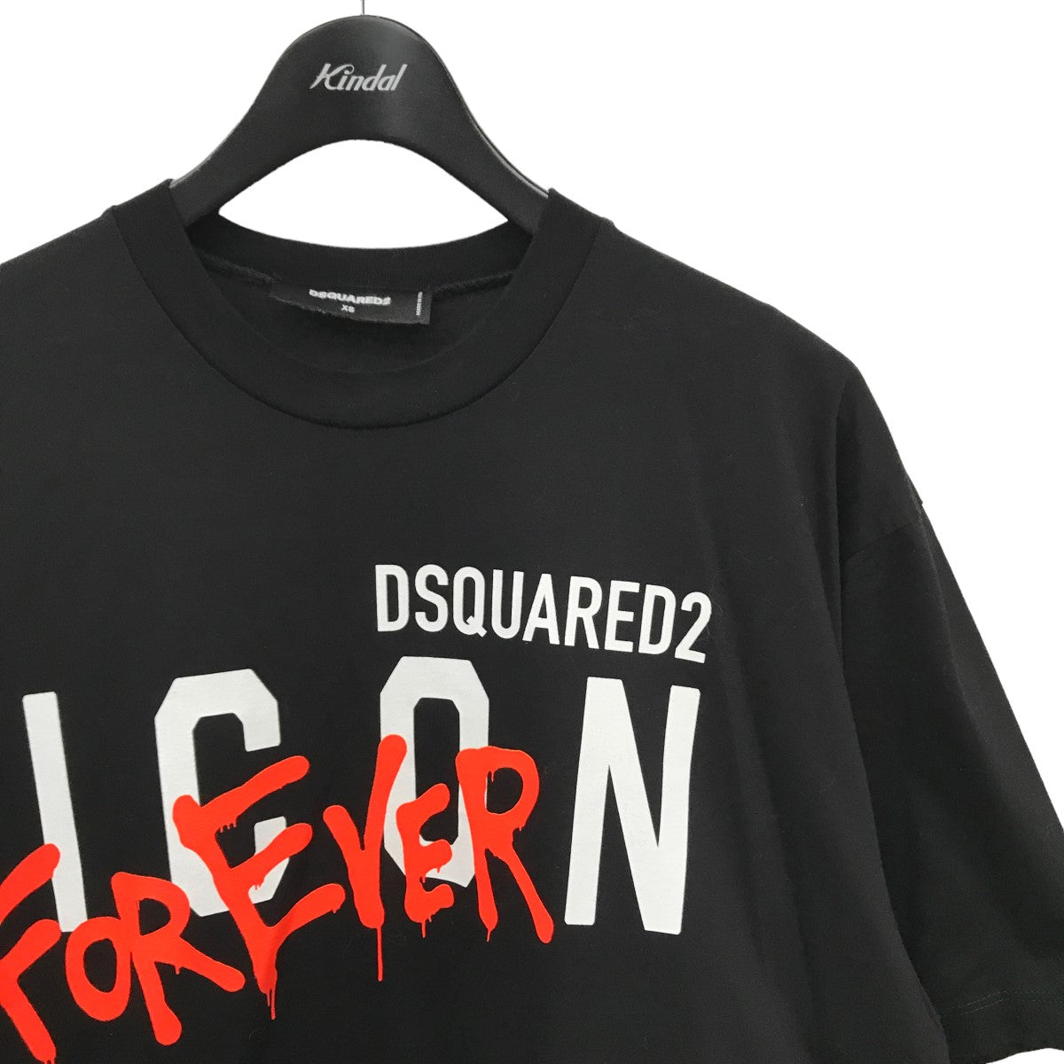 DSQUARED2(ディースクエアード) ICON FOREVER COOL T-SHIRT ロゴ プリントTシャツ S79GC0041  S79GC0041 ブラック サイズ 16｜【公式】カインドオルオンライン ブランド古着・中古通販【kindal】