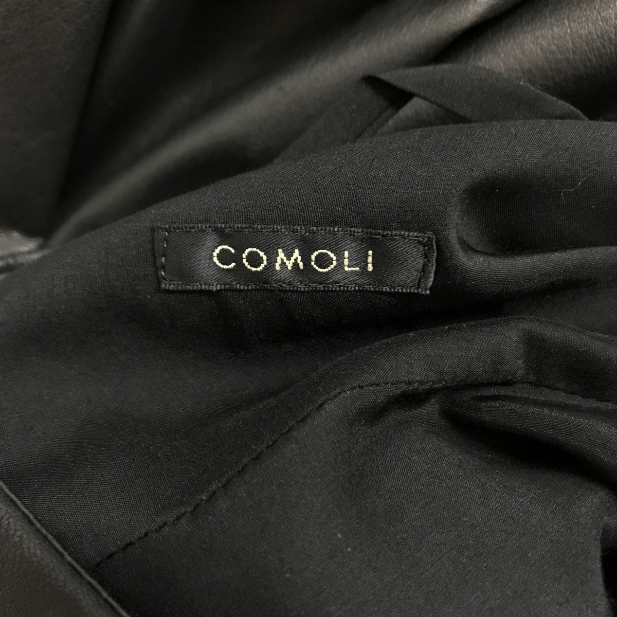 COMOLI(コモリ) レザーコモリシャツ レザーシャツ U03-01010 U03