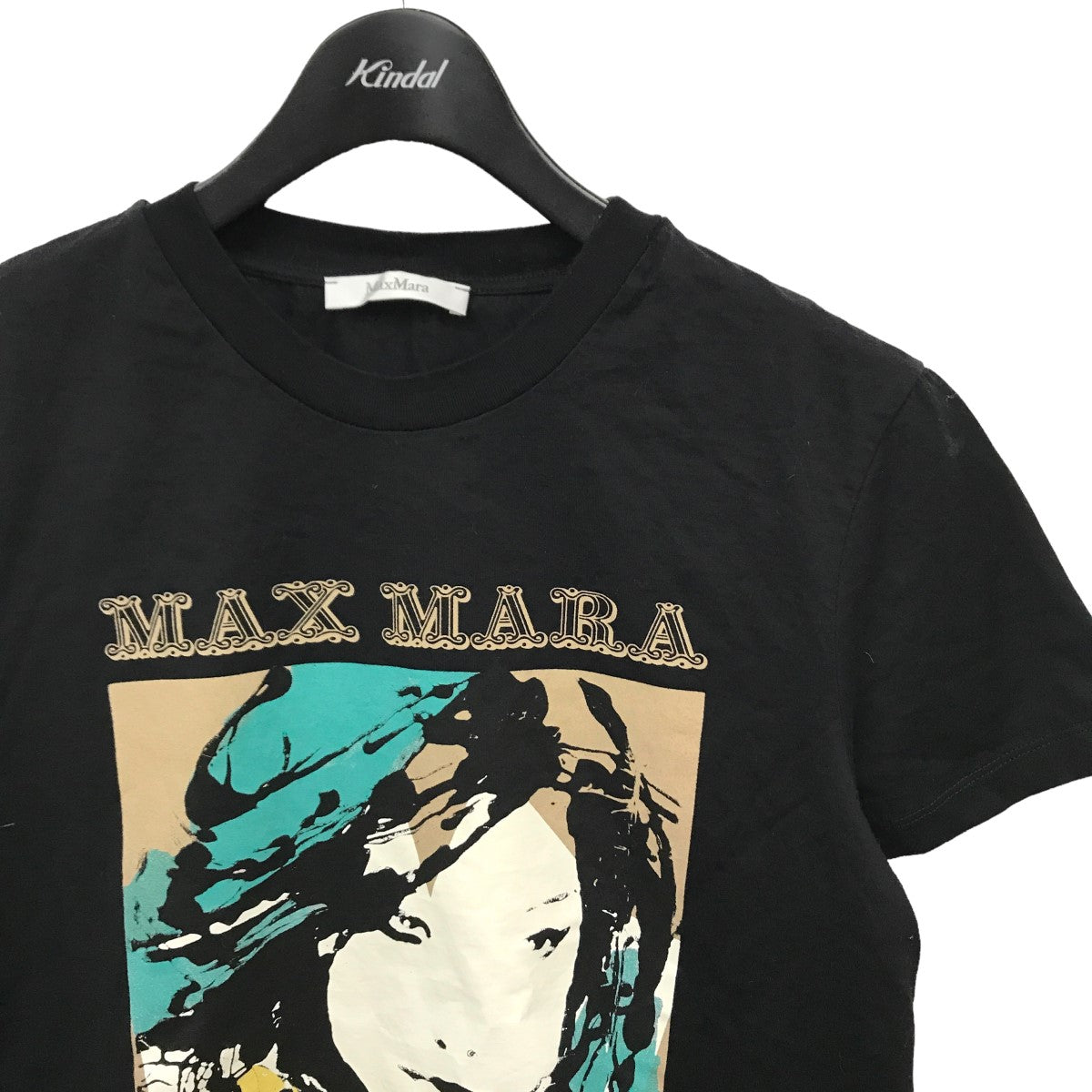 MaxMara(マックスマーラ) プリントTシャツ 19760193 19760193 ブラック 