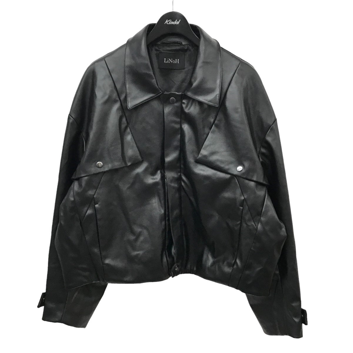 ジャケット・アウター LiNoH LEATHER JACKET LiNoH（リノー）の「【LiNoH】POLISH CLOTH × SYNTHETIC LEATHER