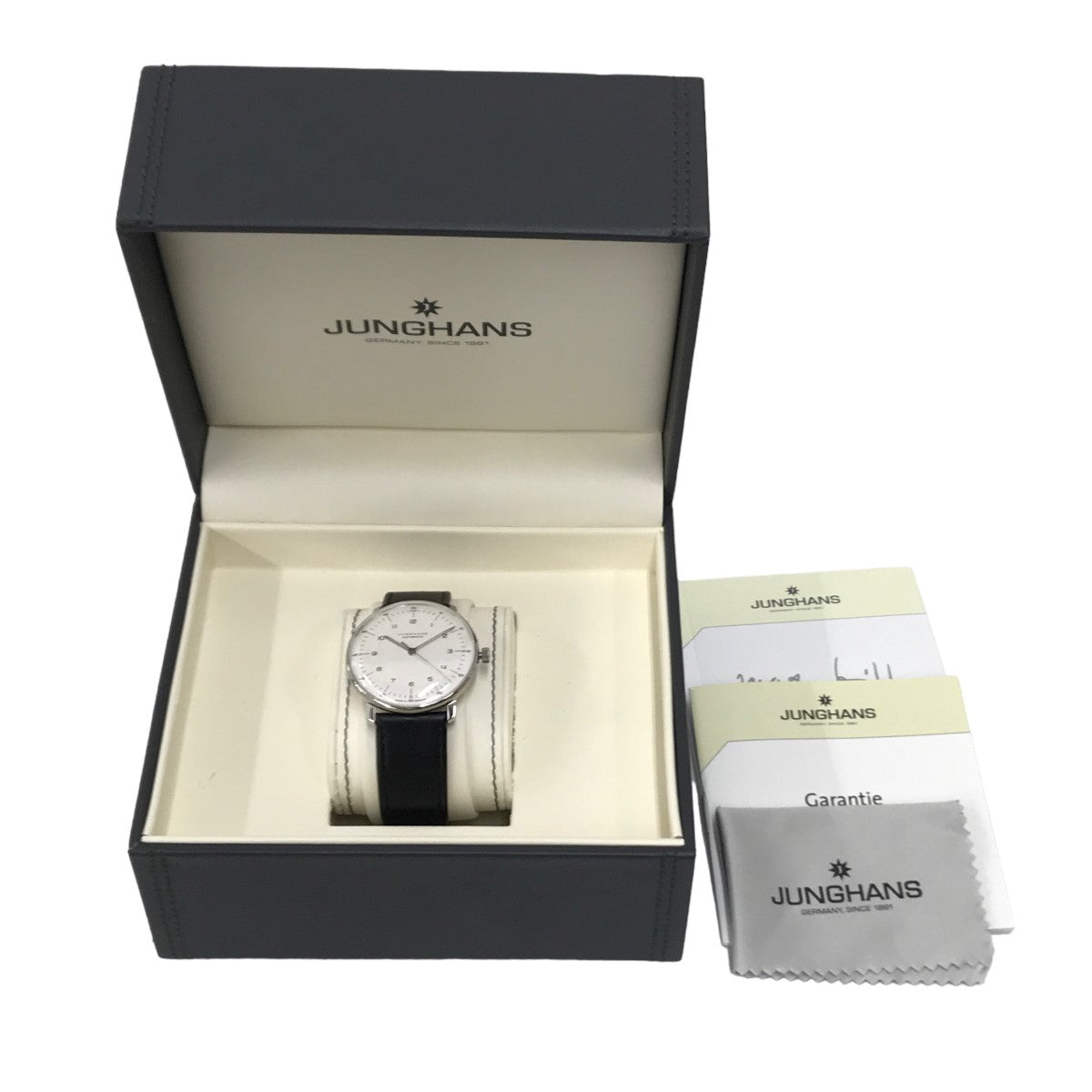 JUNGHANS(ユンハンス) マックスビル 自動巻き 腕時計 027 3500．00 027 3500.00  ブラック×ホワイト｜【公式】カインドオルオンライン ブランド古着・中古通販【kindal】