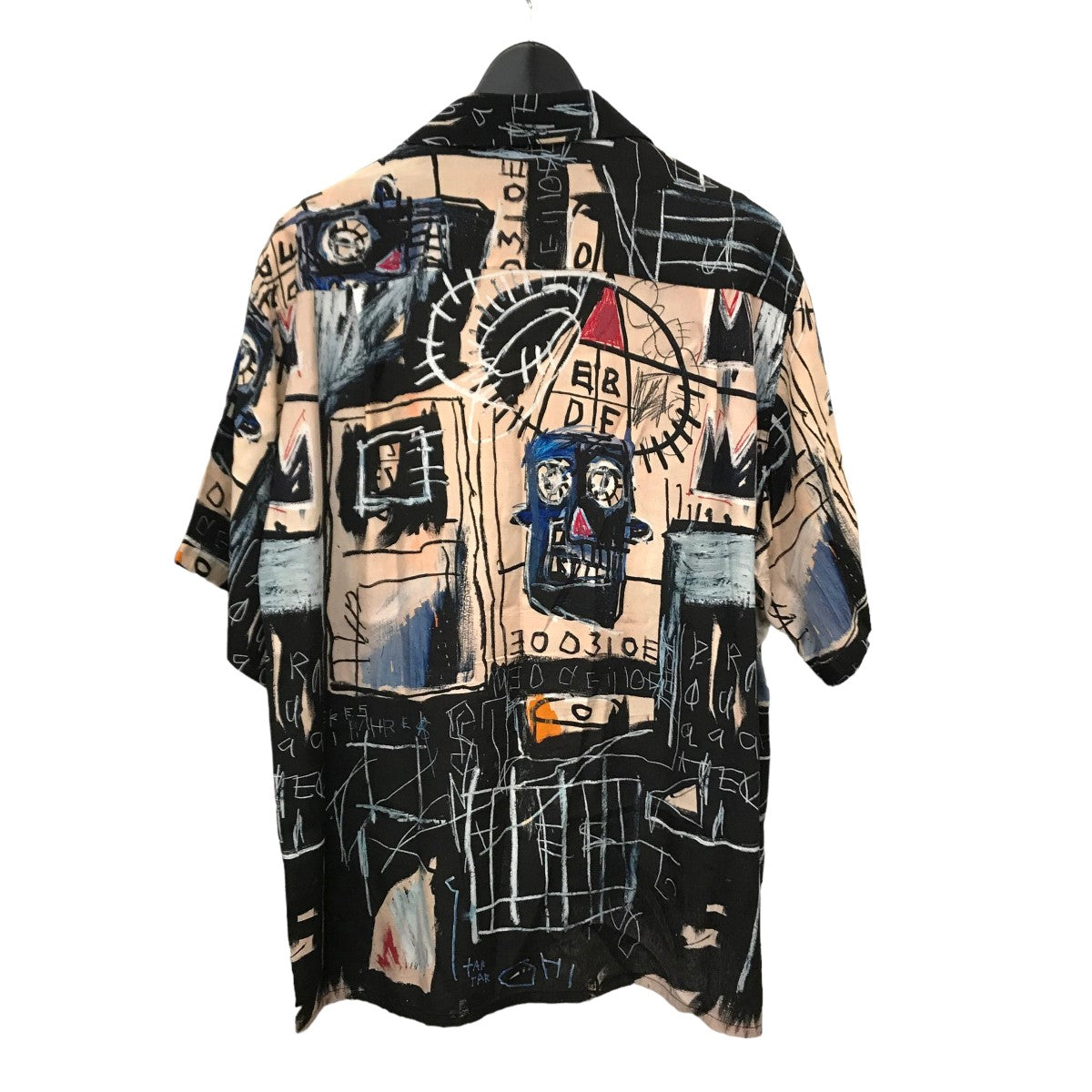 WACKO MARIA×JEAN-MICHEL BASQUIAT S S HAWAIIAN SHIRT TYPE 2 アロハシャツ ベージュ×ブラック  サイズ 15｜【公式】カインドオルオンライン ブランド古着・中古通販【kindal】