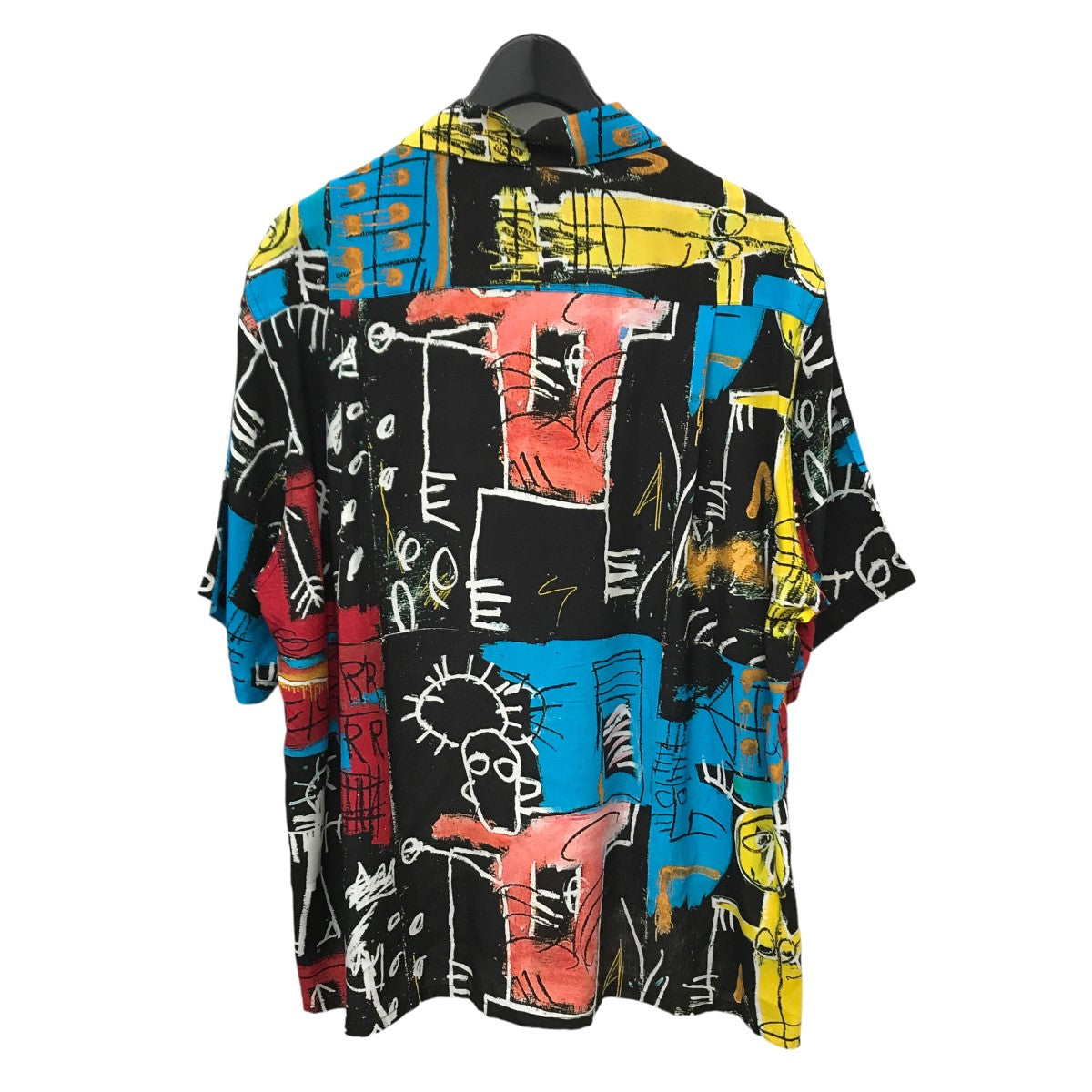 WACKO MARIA×JEAN-MICHEL BASQUIAT S S HAWAIIAN SHIRT TYPE-3 アロハシャツ ブラック×ブルー  サイズ M｜【公式】カインドオルオンライン ブランド古着・中古通販【kindal】