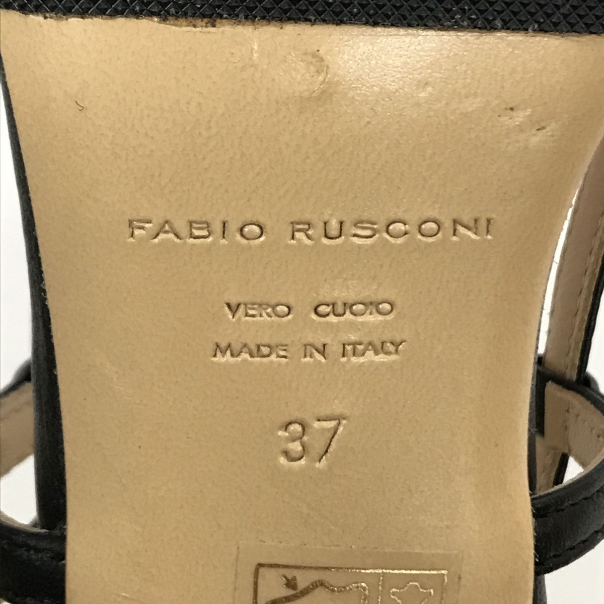 【FABIO RUSCONI】IENA★美品★バックストラップ フラットシューズ FABIO RUSCONI/ファビオルスコーニ】バックストラップ フラット