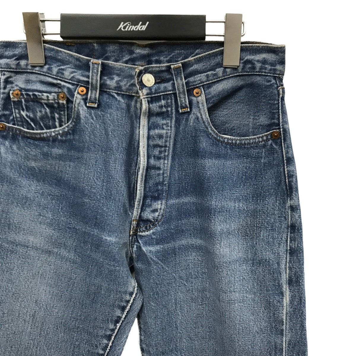 501 デニムパンツ 赤耳 トップボタン裏555 バレンシア工場