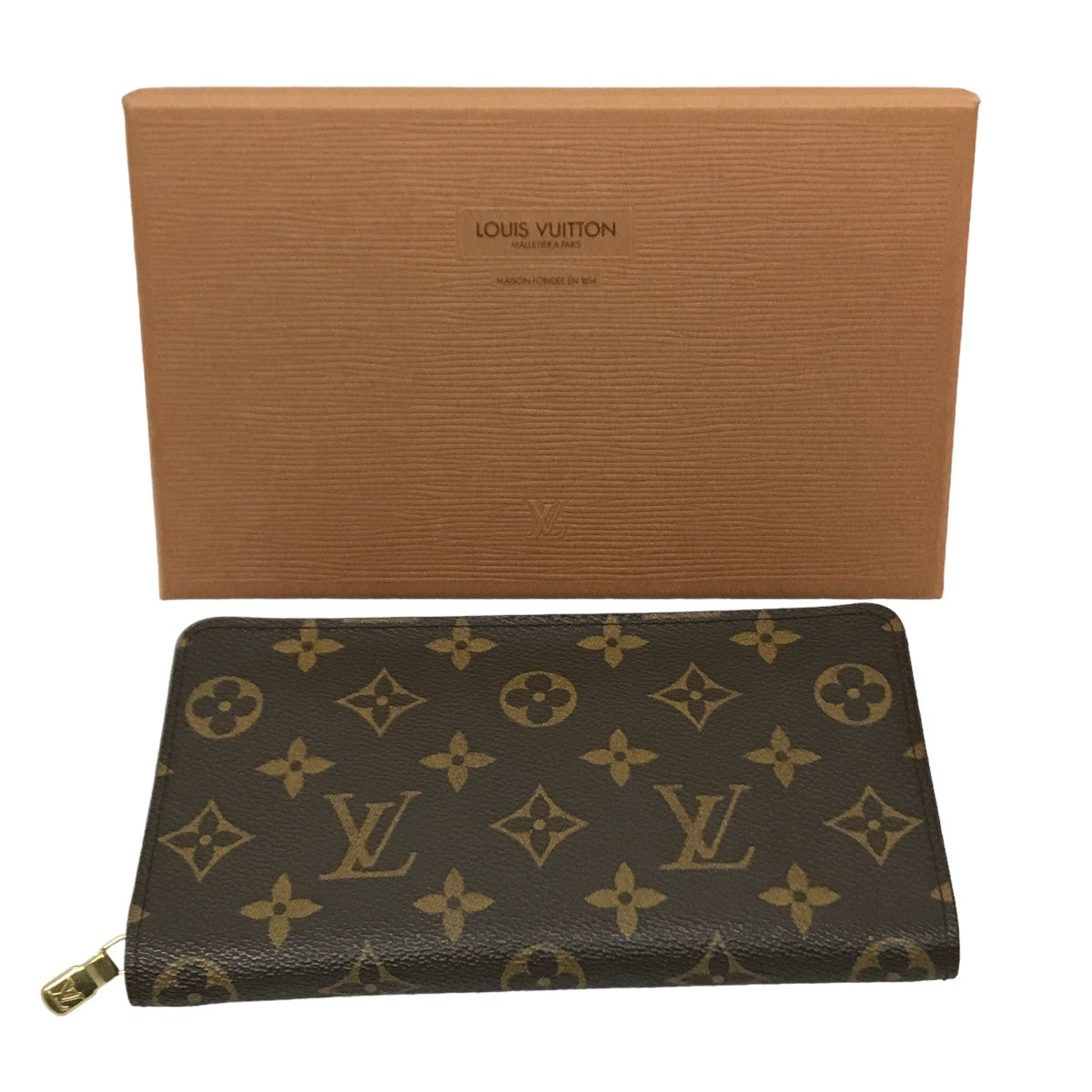 LOUIS VUITTON(ルイヴィトン) ポルトモネ ジップ モノグラム 長財布 M61727 M61727 CA0998  ブラウン｜【公式】カインドオルオンライン ブランド古着・中古通販【kindal】