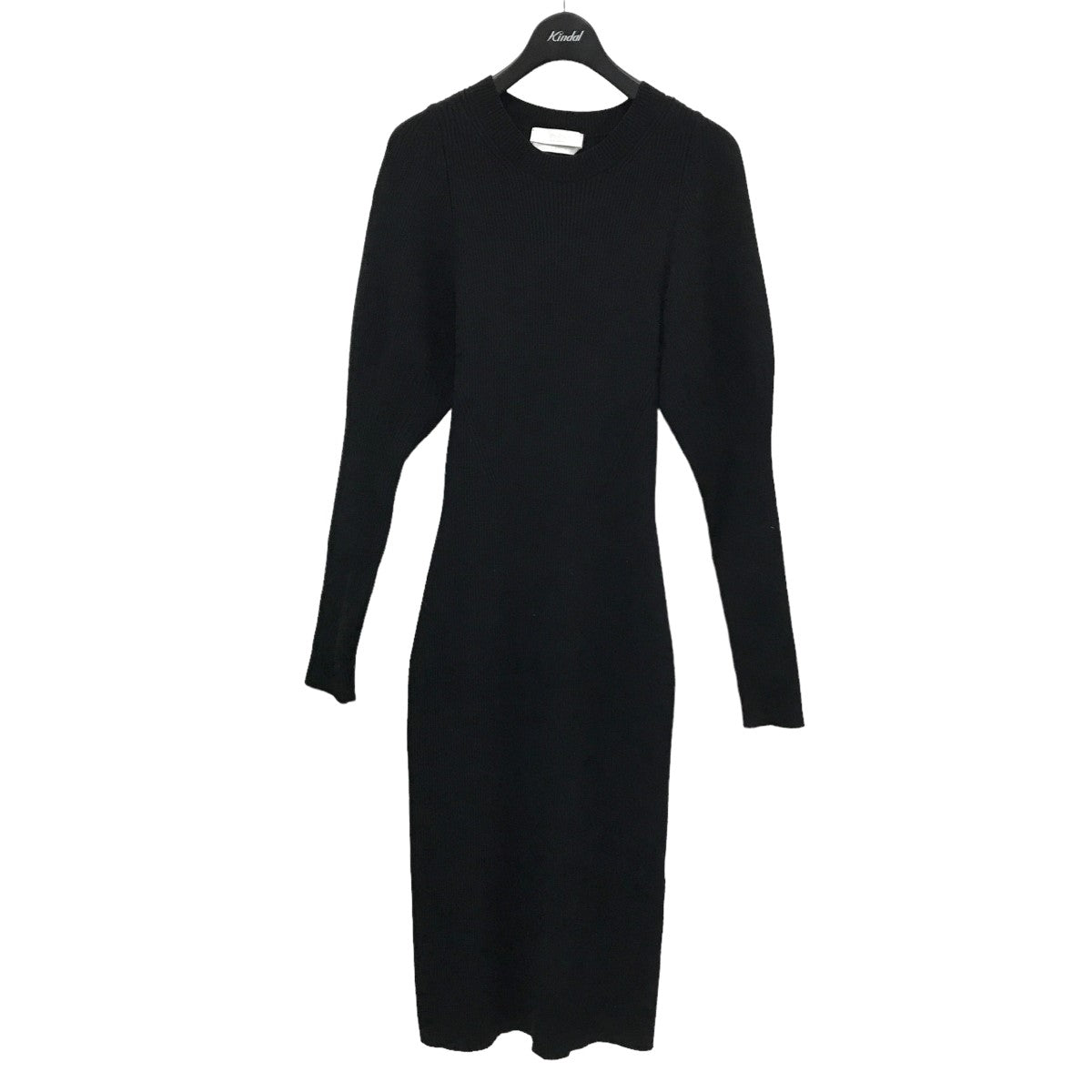 美品 HUGO BOSS ヒューゴボス プリーツ ニットワンピース ウール M