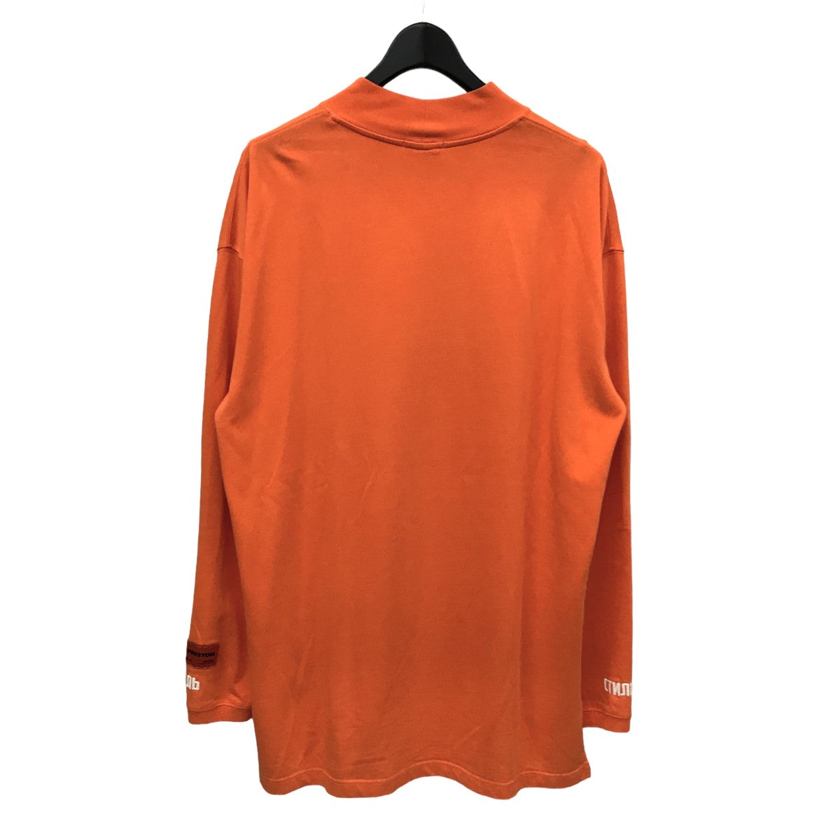 HERON PRESTON(ヘロンプレストン) ロングスリーブTシャツ HMAB007F19600016 HMAB007F19600016 オレンジ  サイズ S｜【公式】カインドオルオンライン ブランド古着・中古通販【kindal】