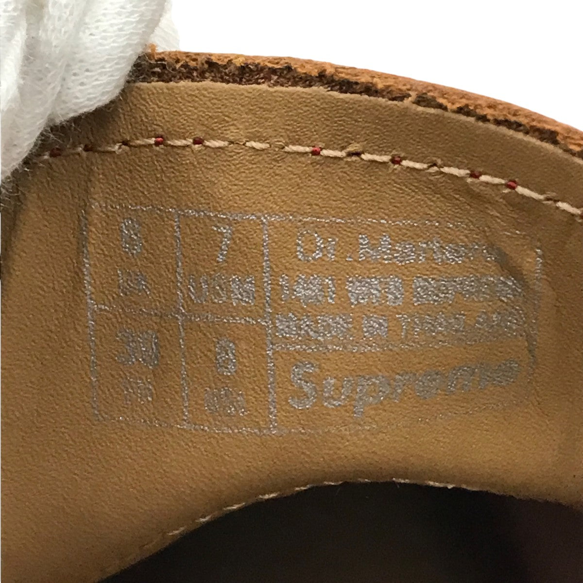 Dr．Martens×Supreme Spiderweb 3 Eye Shoe 3ホール レザー