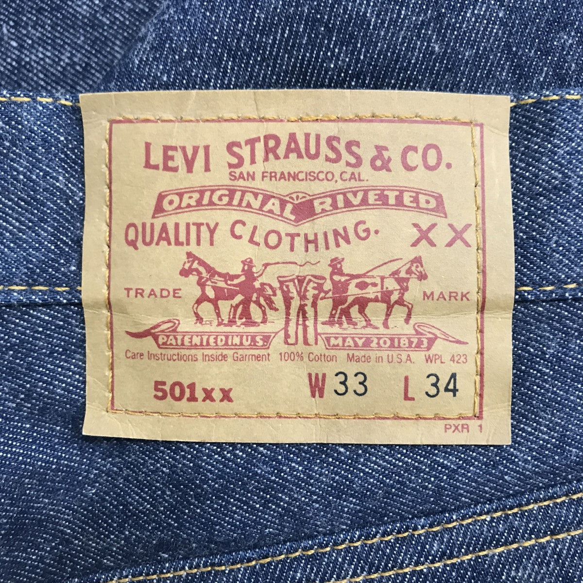 501XX デニムパンツ 裏刻印524 USA製 91年 赤文字 00501-0000