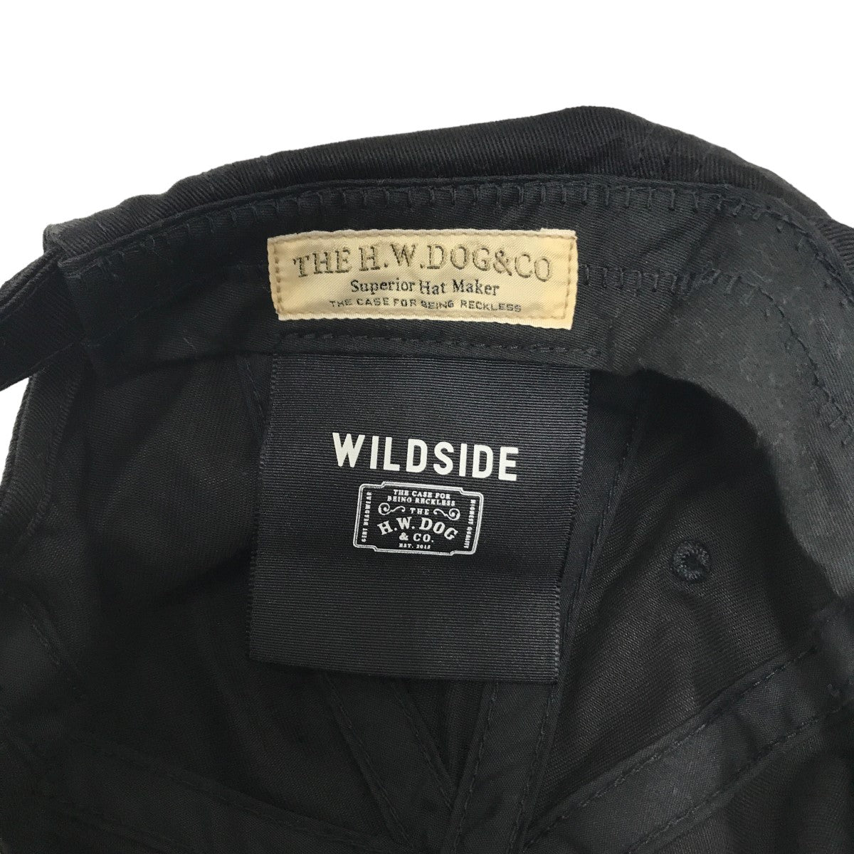 THE H．W．DOG＆CO×WILDSIDE CASQUETTE キャスケット WIL7D762 WIL7D762  ブラック｜【公式】カインドオルオンライン ブランド古着・中古通販【kindal】