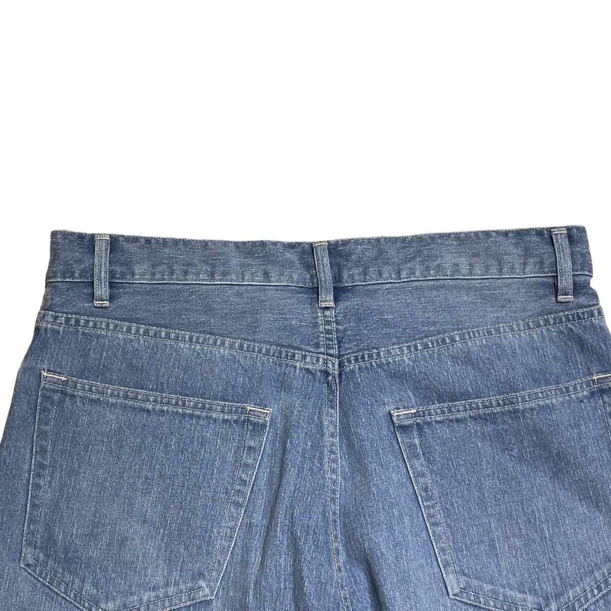 AURALEE(オーラリー) 24SSSELVEDGE FADED LIGHT DENIM WIDE PANTS 