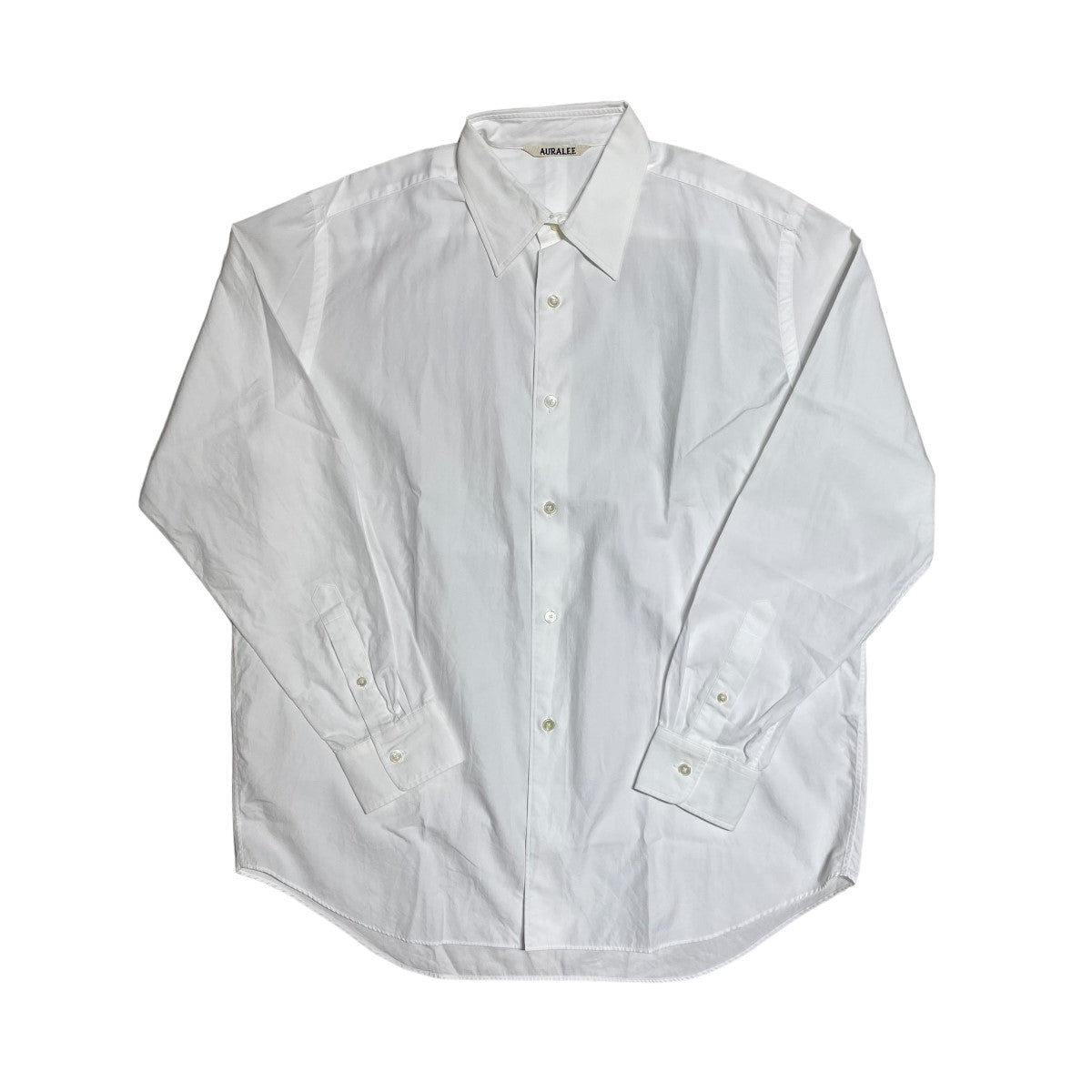 AURALEE(オーラリー) WASHED FINX TWILL SHIRTレギュラーカラーシャツA23SS01TN