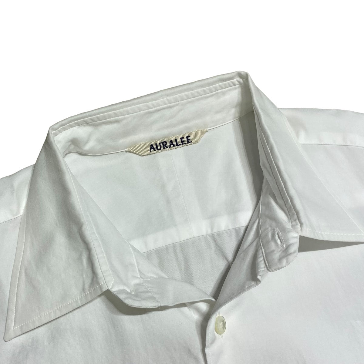 AURALEE(オーラリー) WASHED FINX TWILL SHIRTレギュラーカラーシャツA23SS01TN