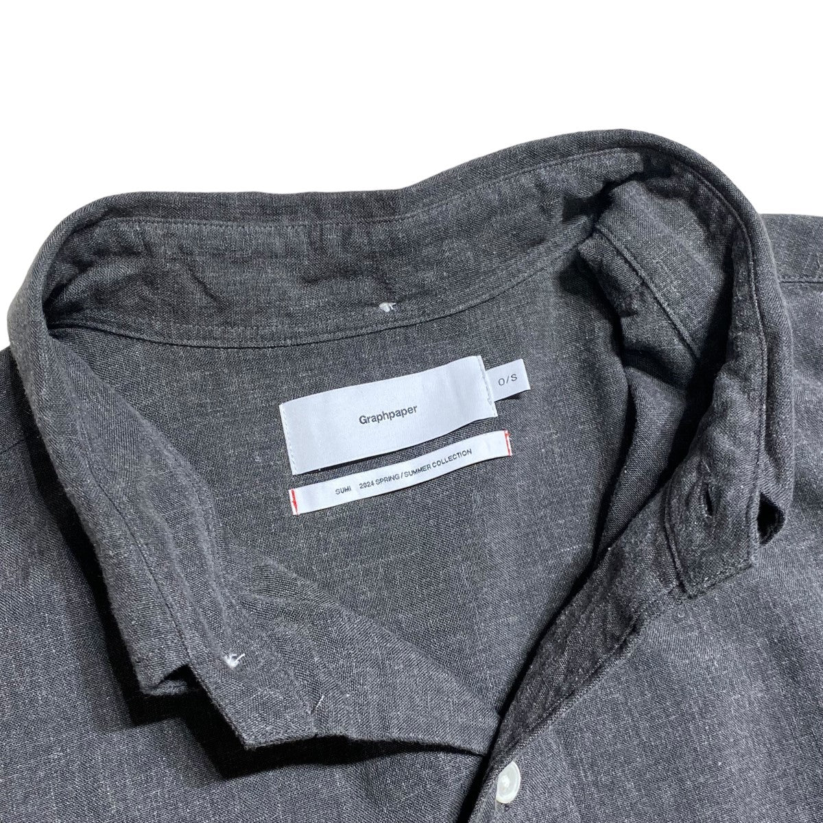 Graphpaper(グラフペーパー) Linen Cupro L S Oversized B．D