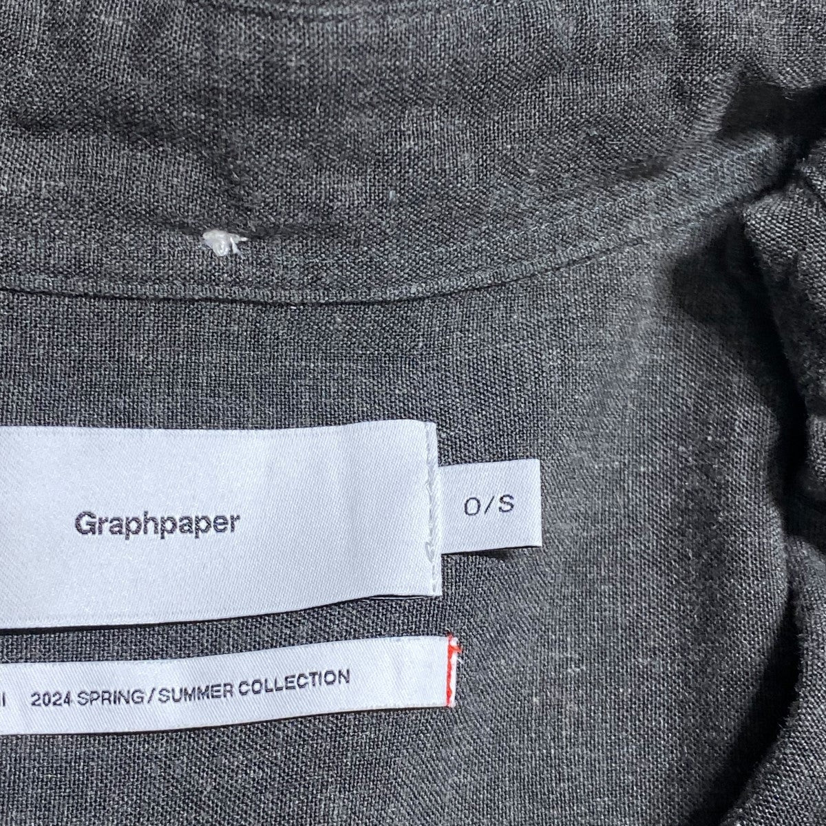 Graphpaper(グラフペーパー) Linen Cupro L S Oversized B．D
