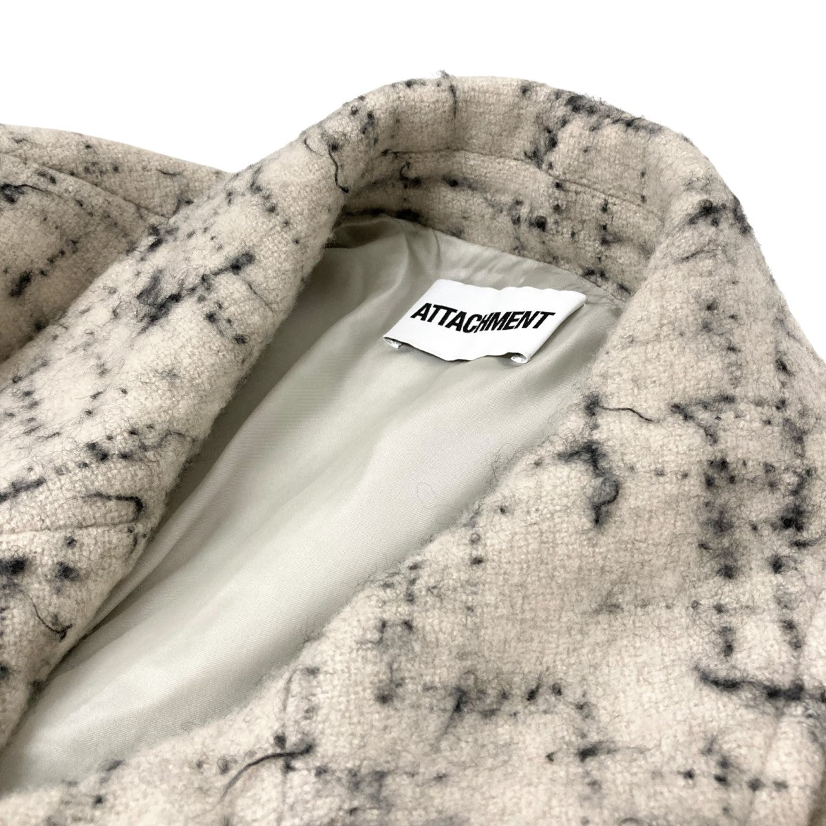 22AWSPLASHED TWEED HALF COATツイードコートAC22 059