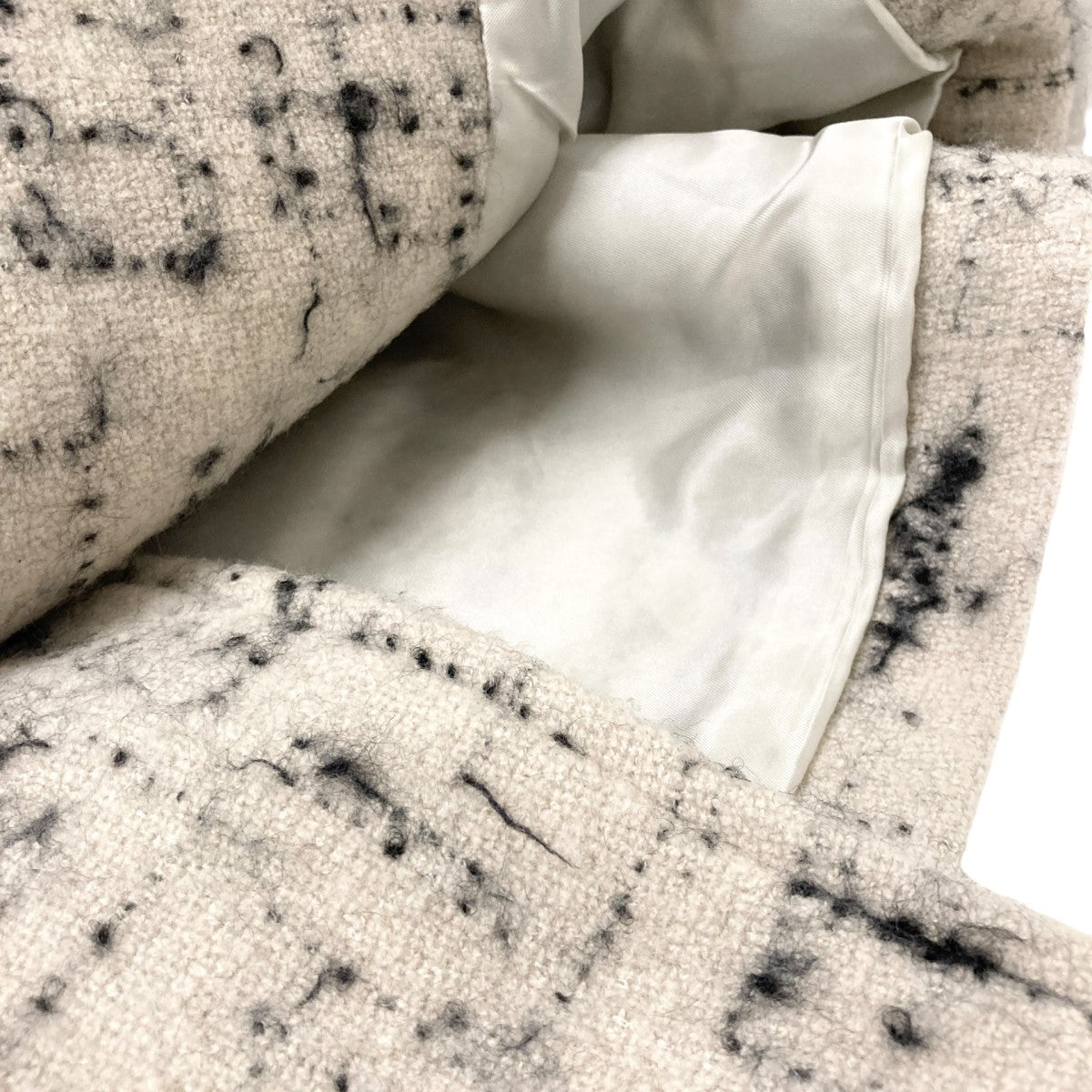 22AWSPLASHED TWEED HALF COATツイードコートAC22 059