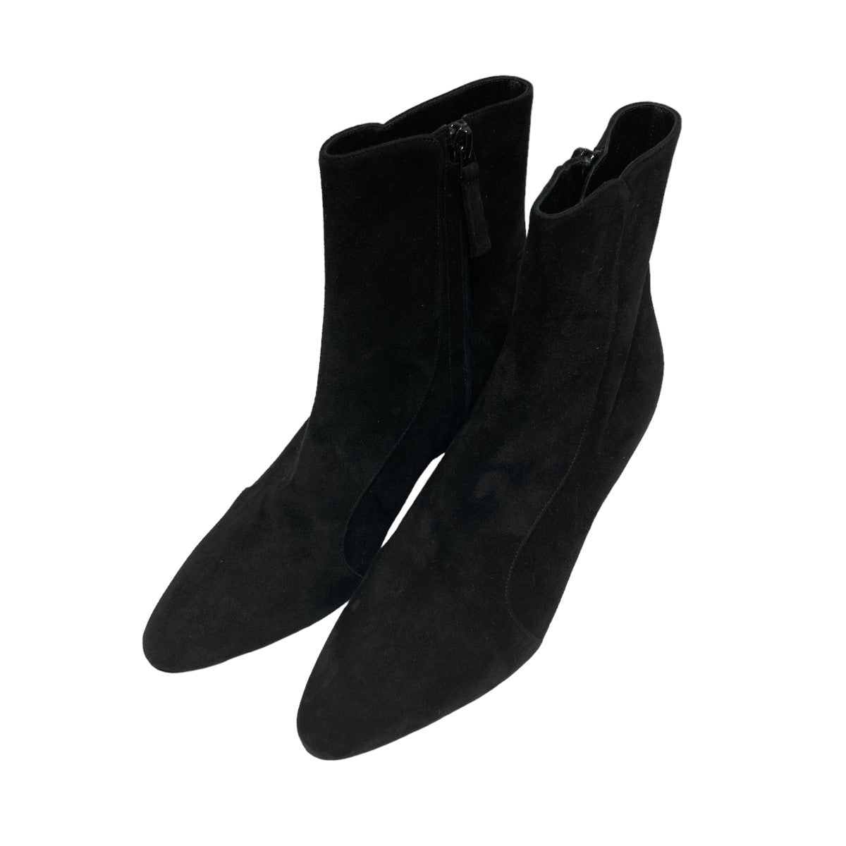 Manolo Blahnik サイドジップショートブーツ 古着・中古-1枚目のアイテム画像