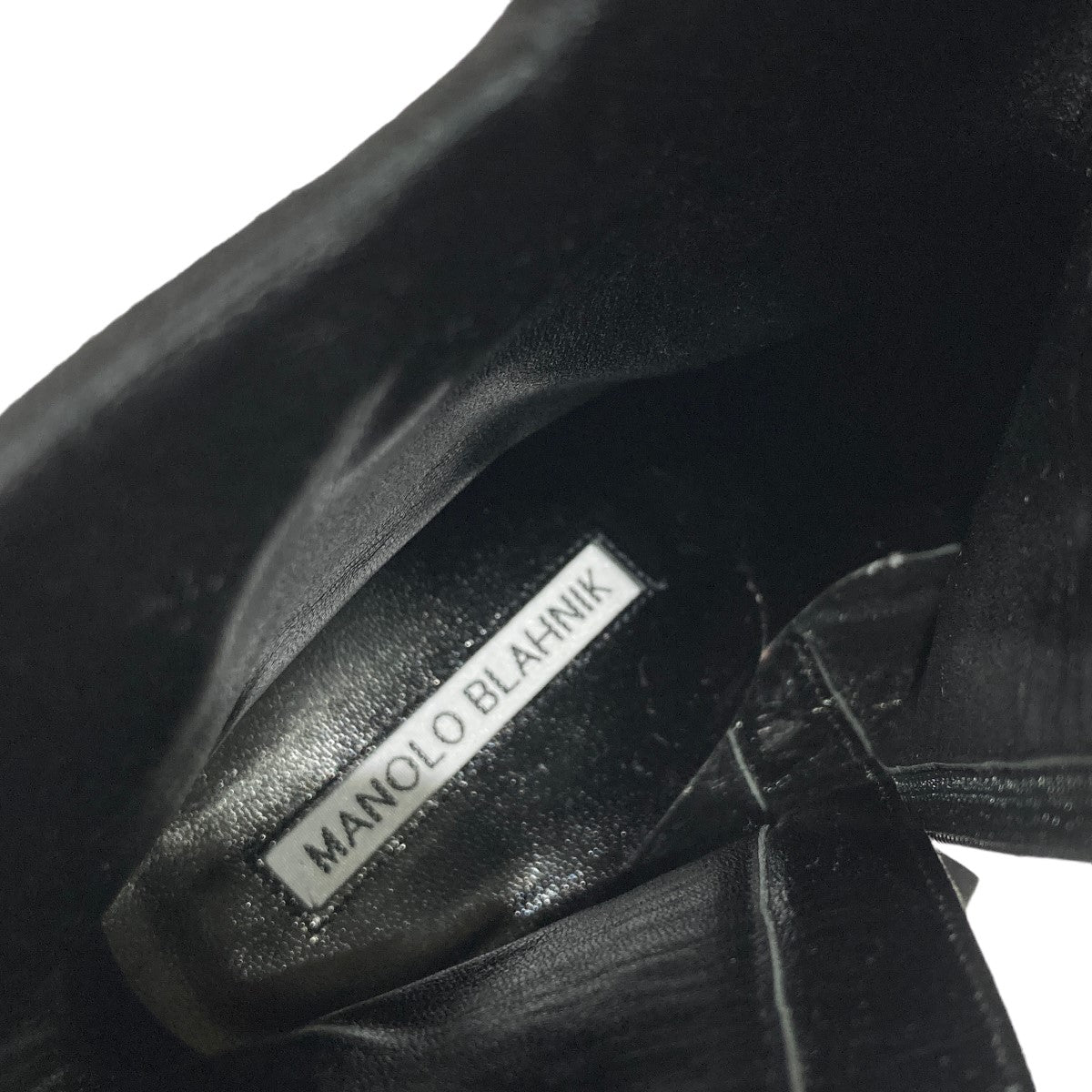Manolo Blahnik サイドジップショートブーツ 古着・中古-3枚目のアイテム画像
