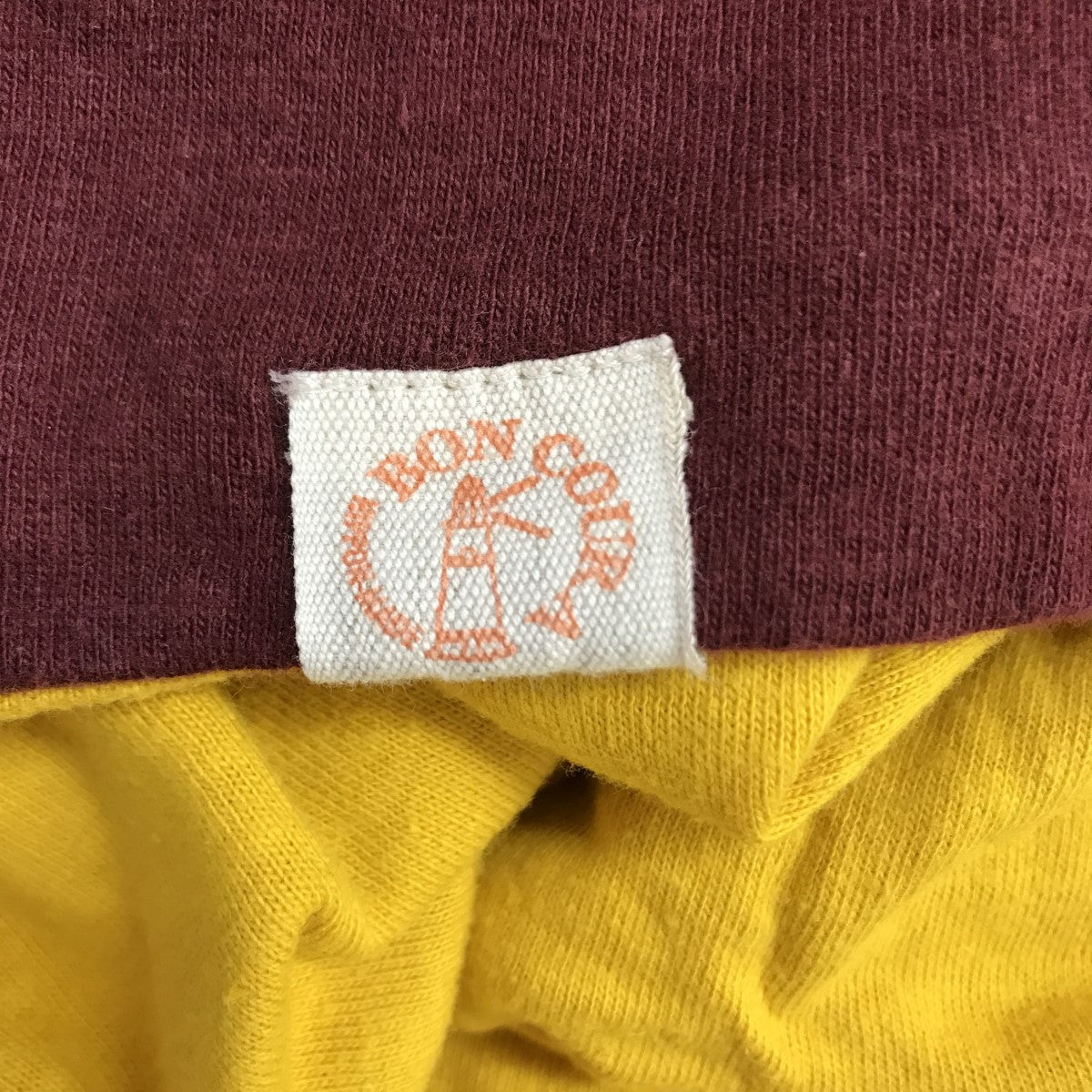 BONCOURA(ボンクラ) 丸胴リバT半袖 リバーシブルTシャツ バー