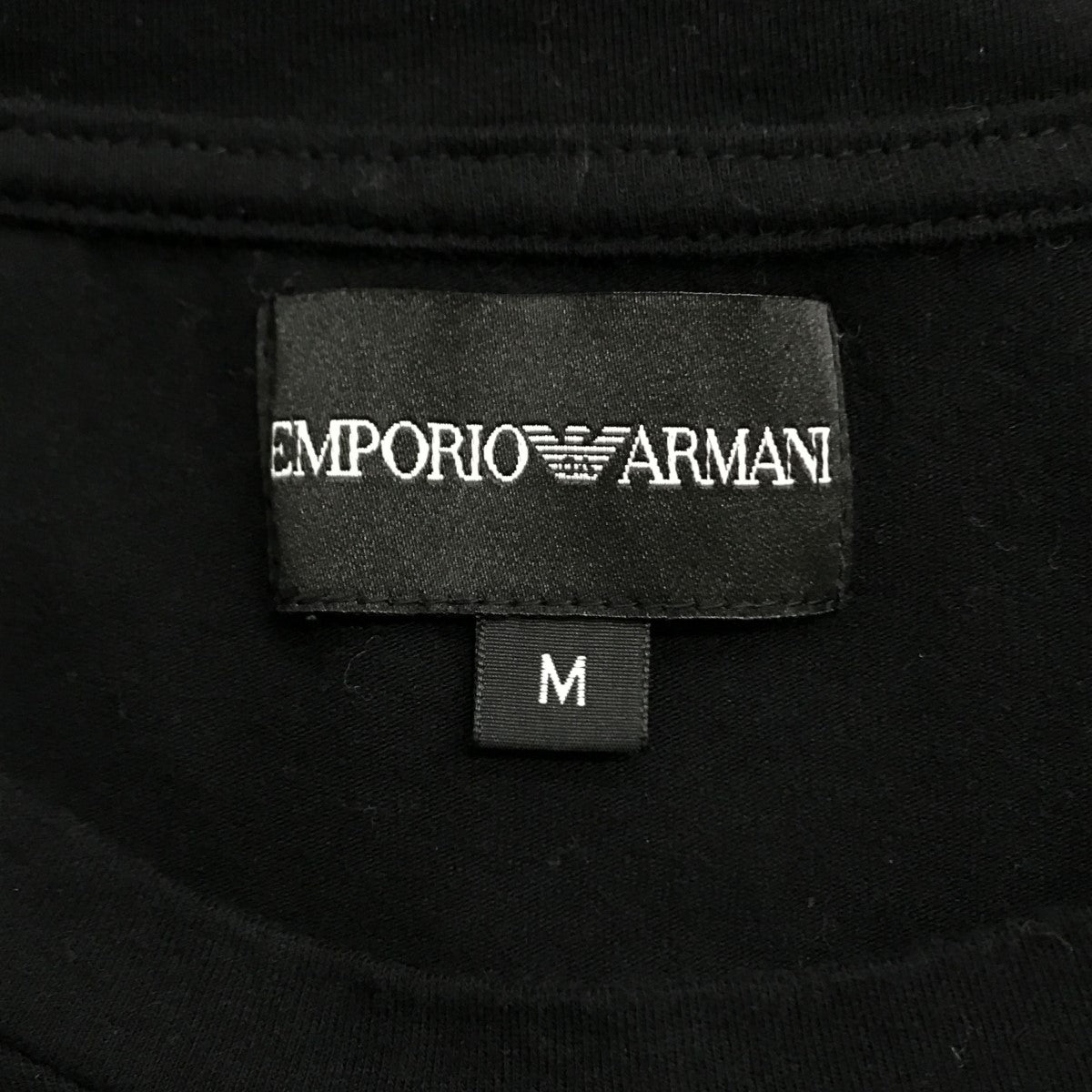 EMPORIO ARMANI(エンポリオアルマーニ) ラインストーンロゴT