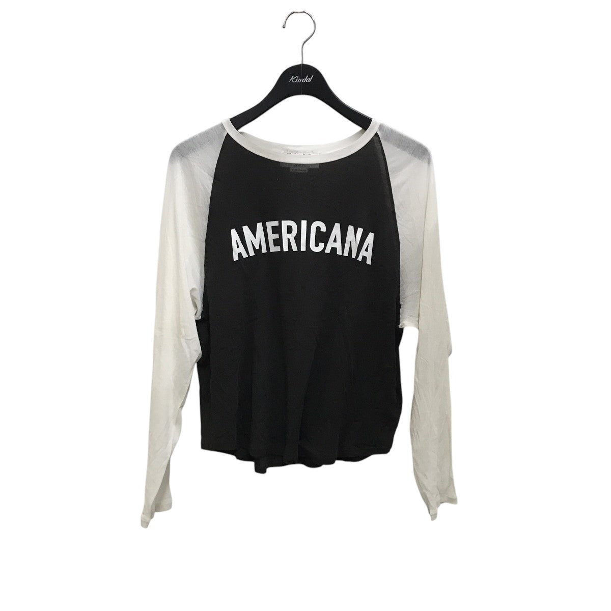 Americana(アメリカーナ) シアーベースボールシャツロンT グレー