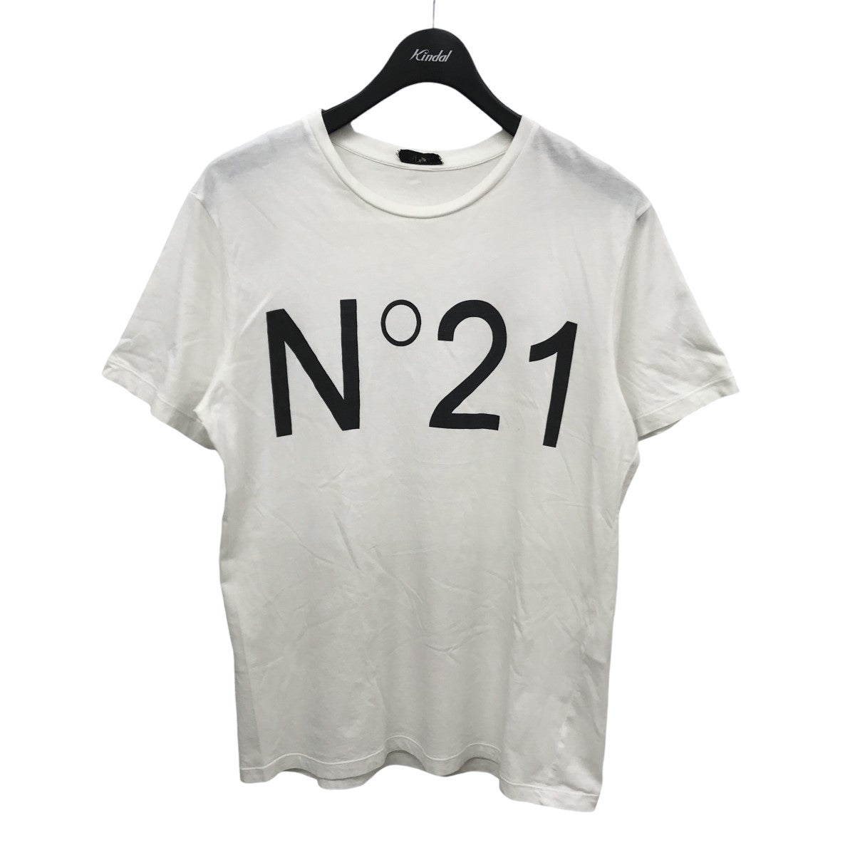 N°21(ヌメロ ヴェントゥーノ) ロゴプリントTシャツ ホワイト