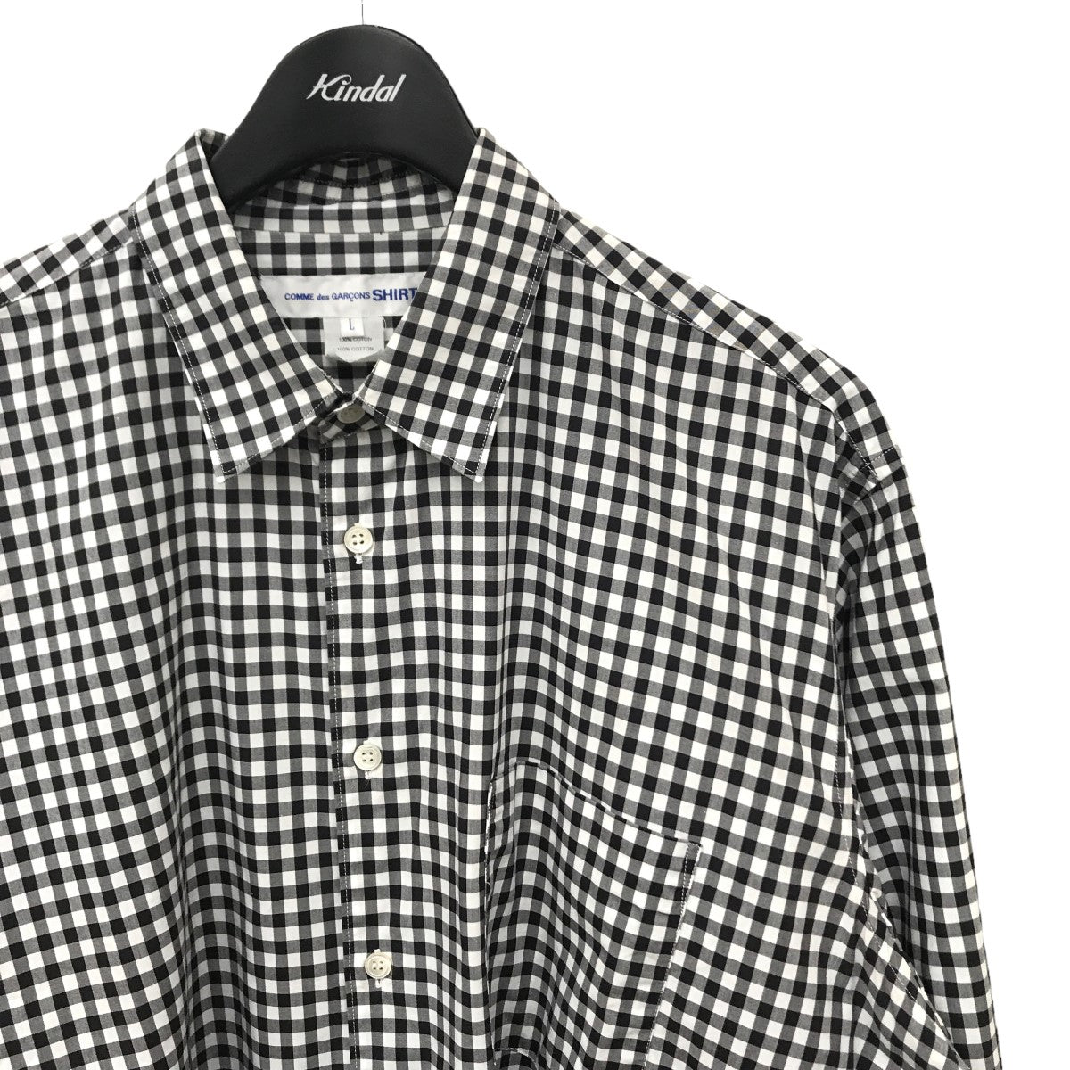 COMME des GARCONS SHIRT(コムデギャルソンシャツ) FOREVER Wide Classic ギンガムチェックシャツ  FO09B101