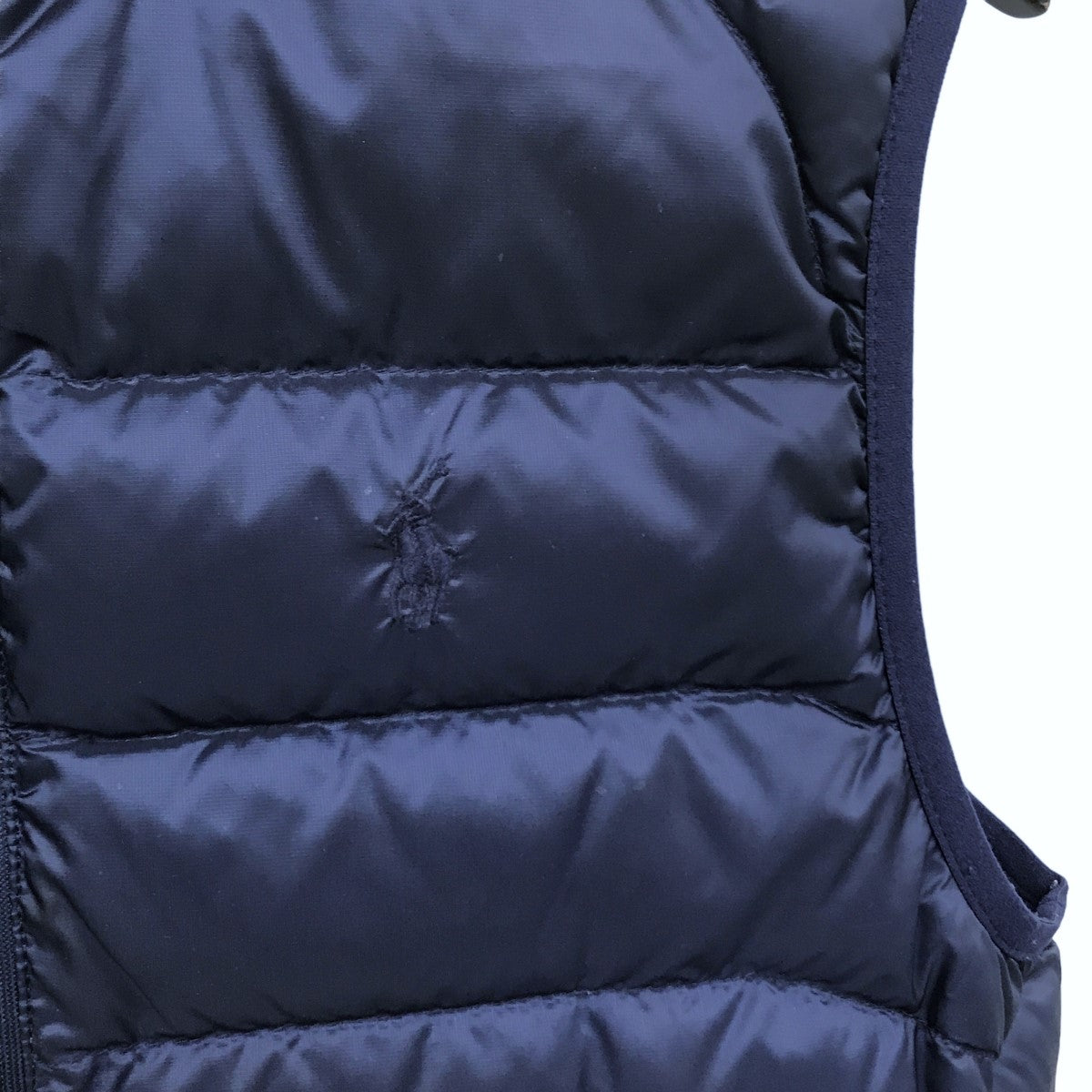POLO RALPH LAUREN ワンポイントダウンベスト 古着・中古-4枚目のアイテム画像
