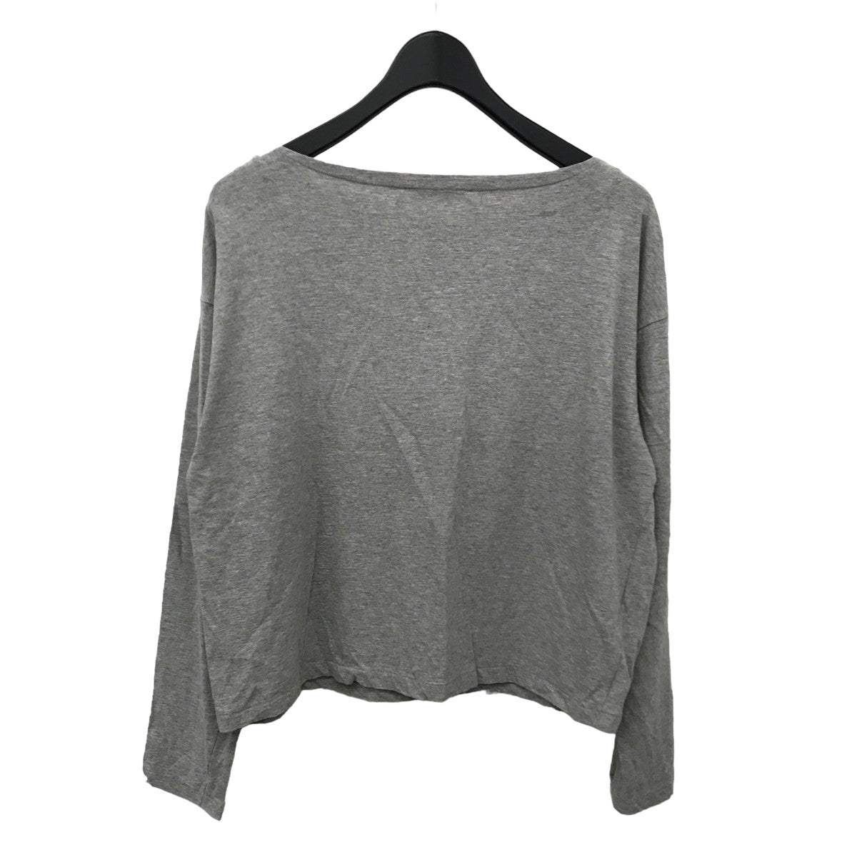 AURALEE(オーラリー) HARD TWIST COTTON CASHMERE BOAT NECK L S TEE 