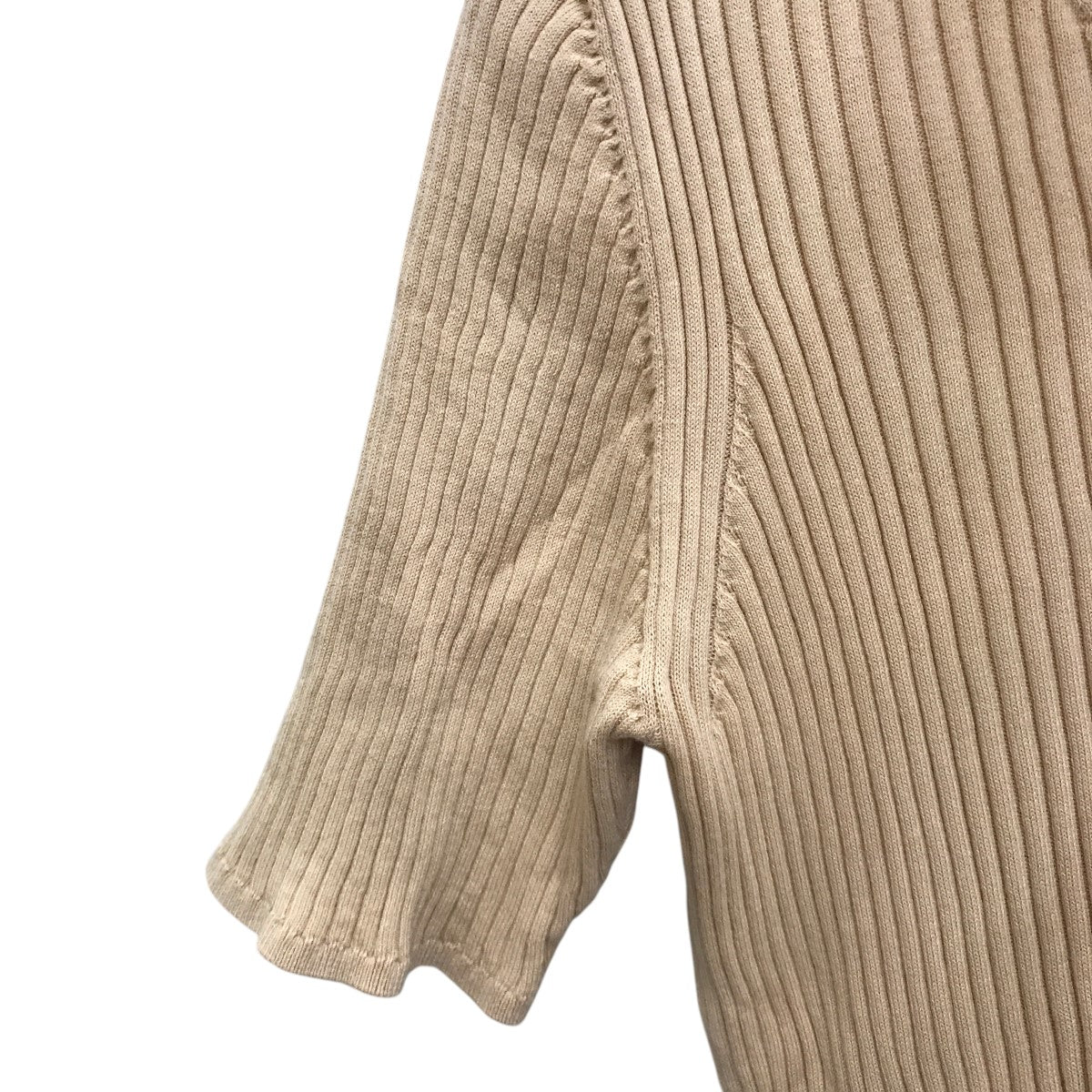 IENA LA BOUCLE 24SSPEATH リブショートスリーブプルオーバー半袖カットソー 古着・中古-5枚目のアイテム画像