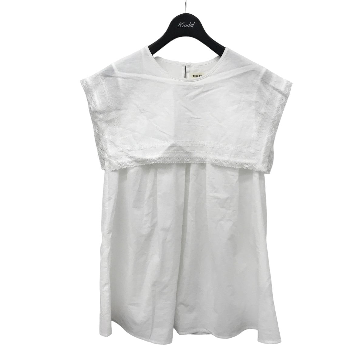 THE SHINZONE(ザシンゾーン) BOX COLLAR BLOUSEノースリーブブラウス 