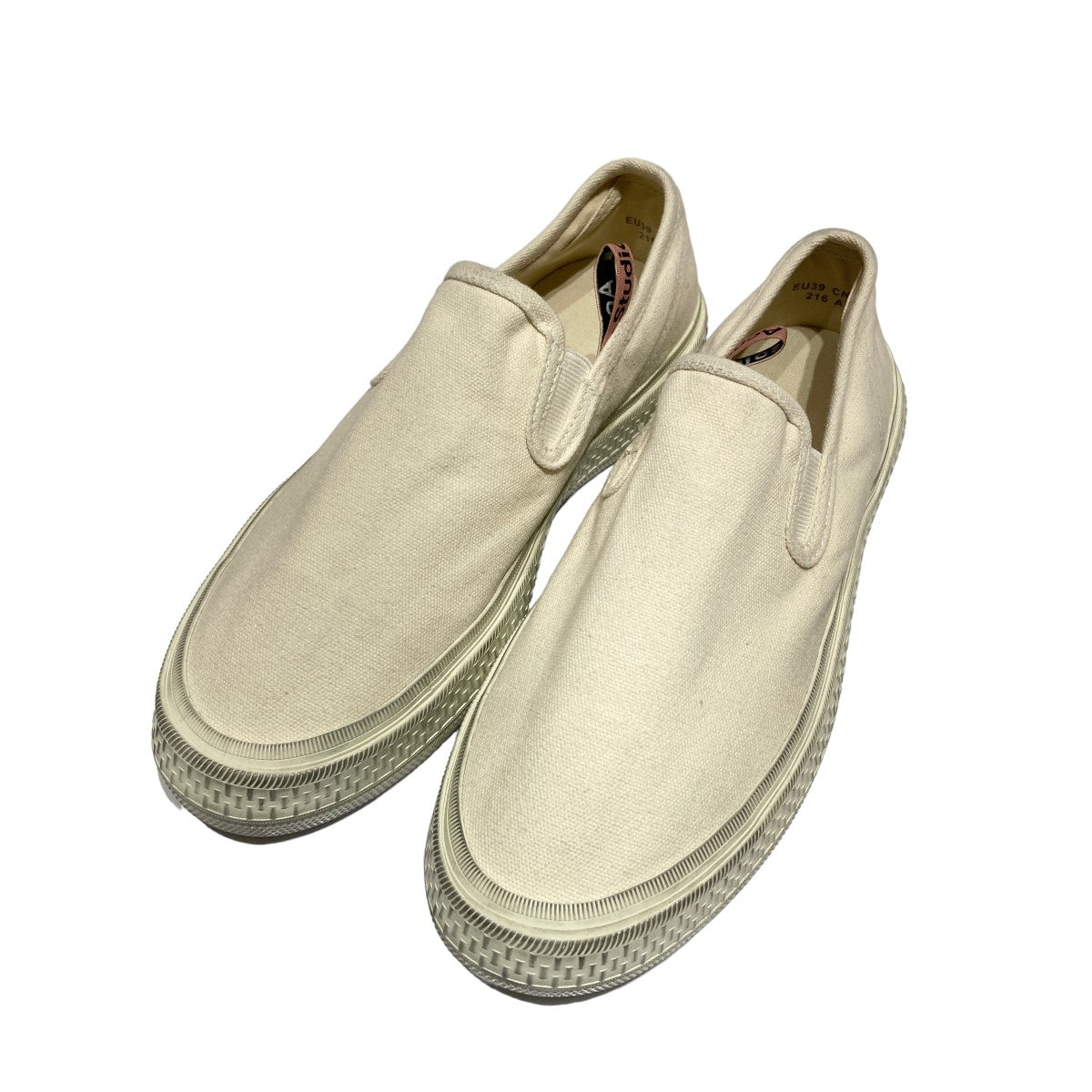 ACNE STUDIOS(アクネストゥディオズ) キャンバススニーカー ホワイト