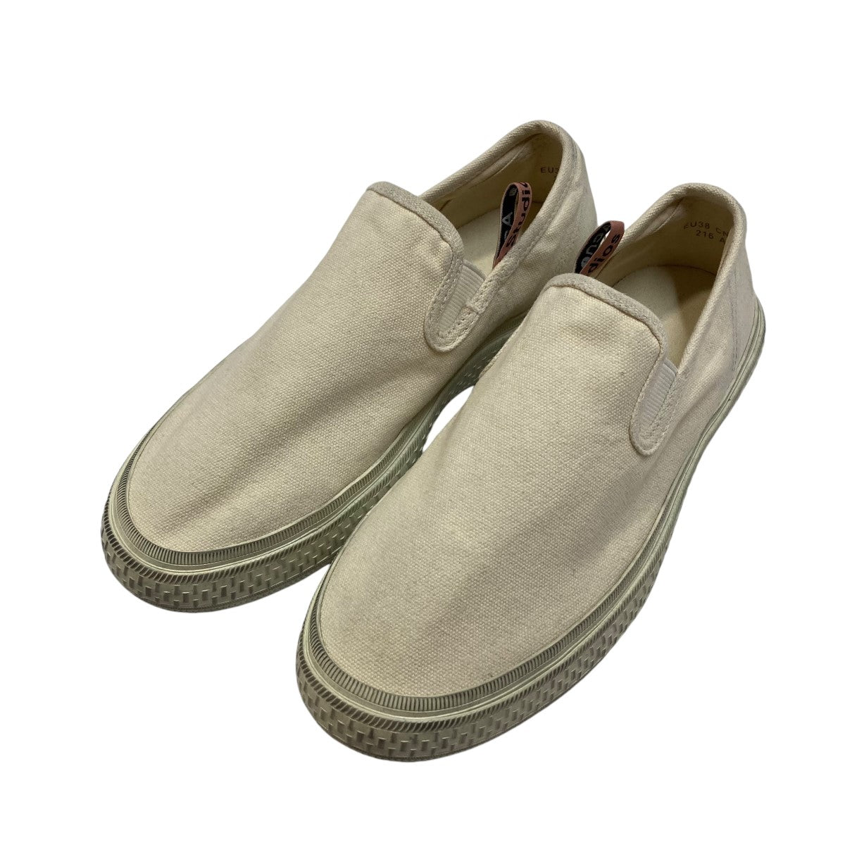 Acne Studios スニーカー アイボリーx青 0450325E0012 Acne Studios スニーカー アイボリーx青 0450325E0012 (Acne
