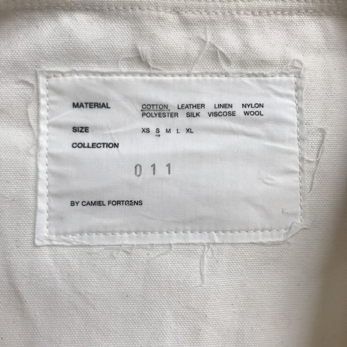 CAMIEL FORTGENS(カミエルフォートへンス) ZIP VEST ジップ