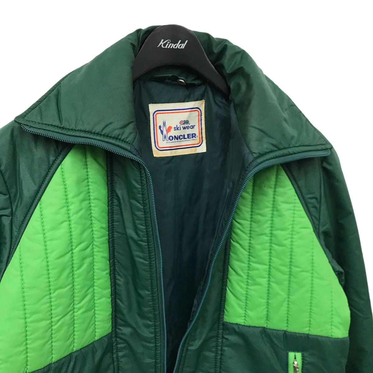 MONCLER(モンクレール) 70S オールド ジィティオ社 中綿スキージャケット グリーン サイズ L｜【公式】カインドオルオンライン  ブランド古着・中古通販【kindal】