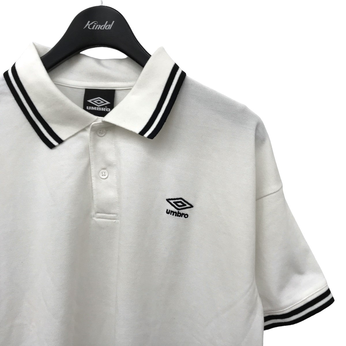 UMBRO×PUBLUX 鹿の子リブライン ポロシャツ UM-PL24SS-CS03 UM