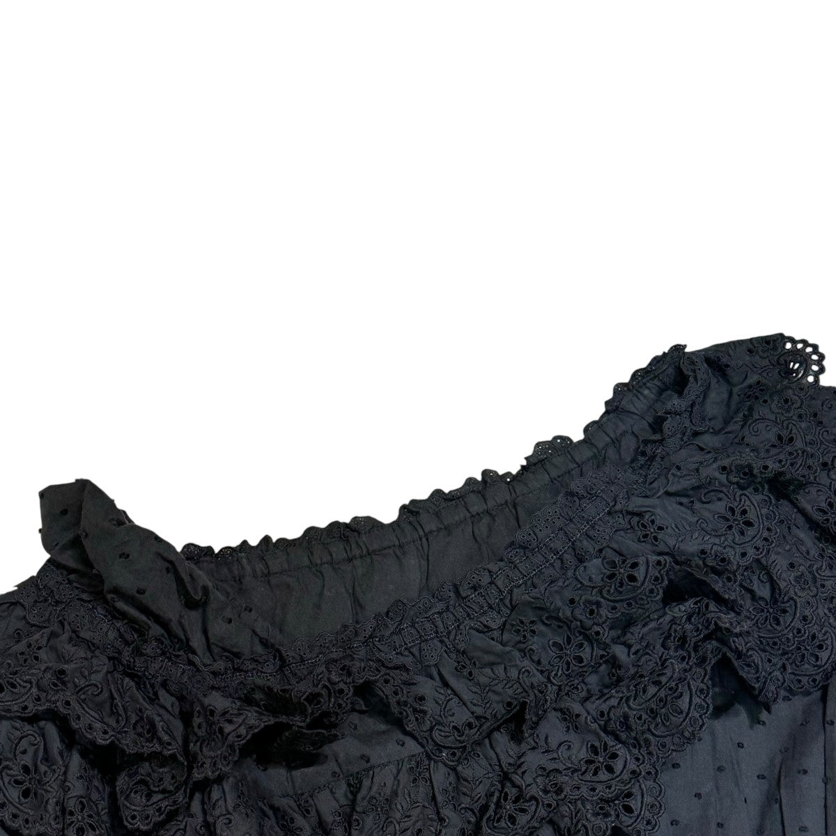 Verybrain(ベリーブレイン) Sash Ruffle Dressワンピース ブラック  