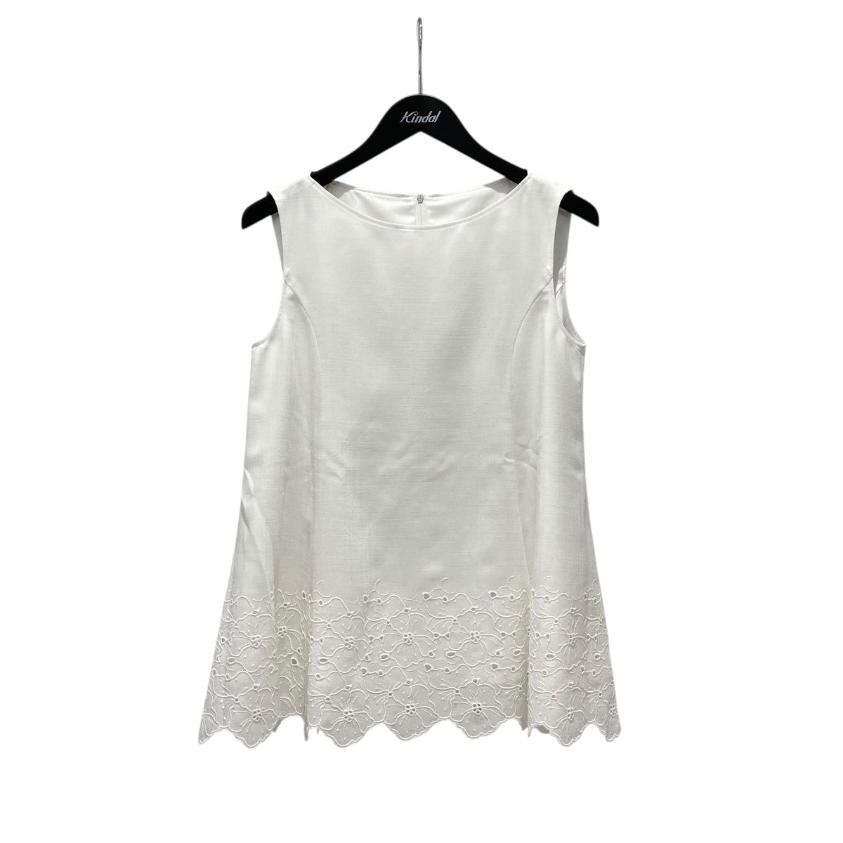 【めっちゃ変わる】 FOXEY(フォクシー) Linen Bouquetノースリーブブラウス44427 トップス