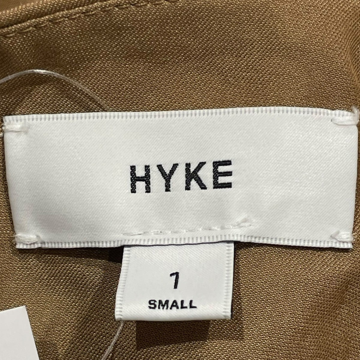 <未使用品>HYKE ベージュ ワイドパンツ サイズ1 LINEN WIDE LEG PANTS-リネンワイドレッグパンツ-HYKE（ハイク