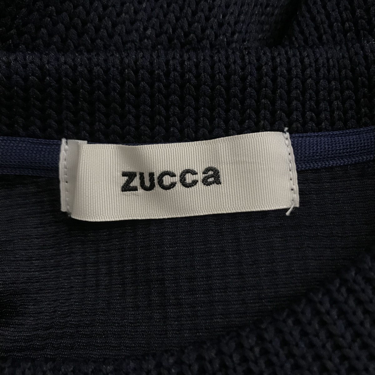 ZUCCA チェックドッキングジャージィー 切替ニット ZU23JJ444 古着・中古-4枚目のアイテム画像