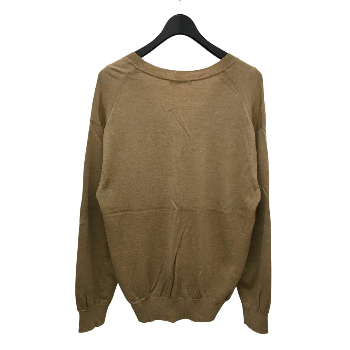 AURALEE(オーラリー) SUPER HIGH GAUGE WOOL KNIT V-NECK P O Vネック 